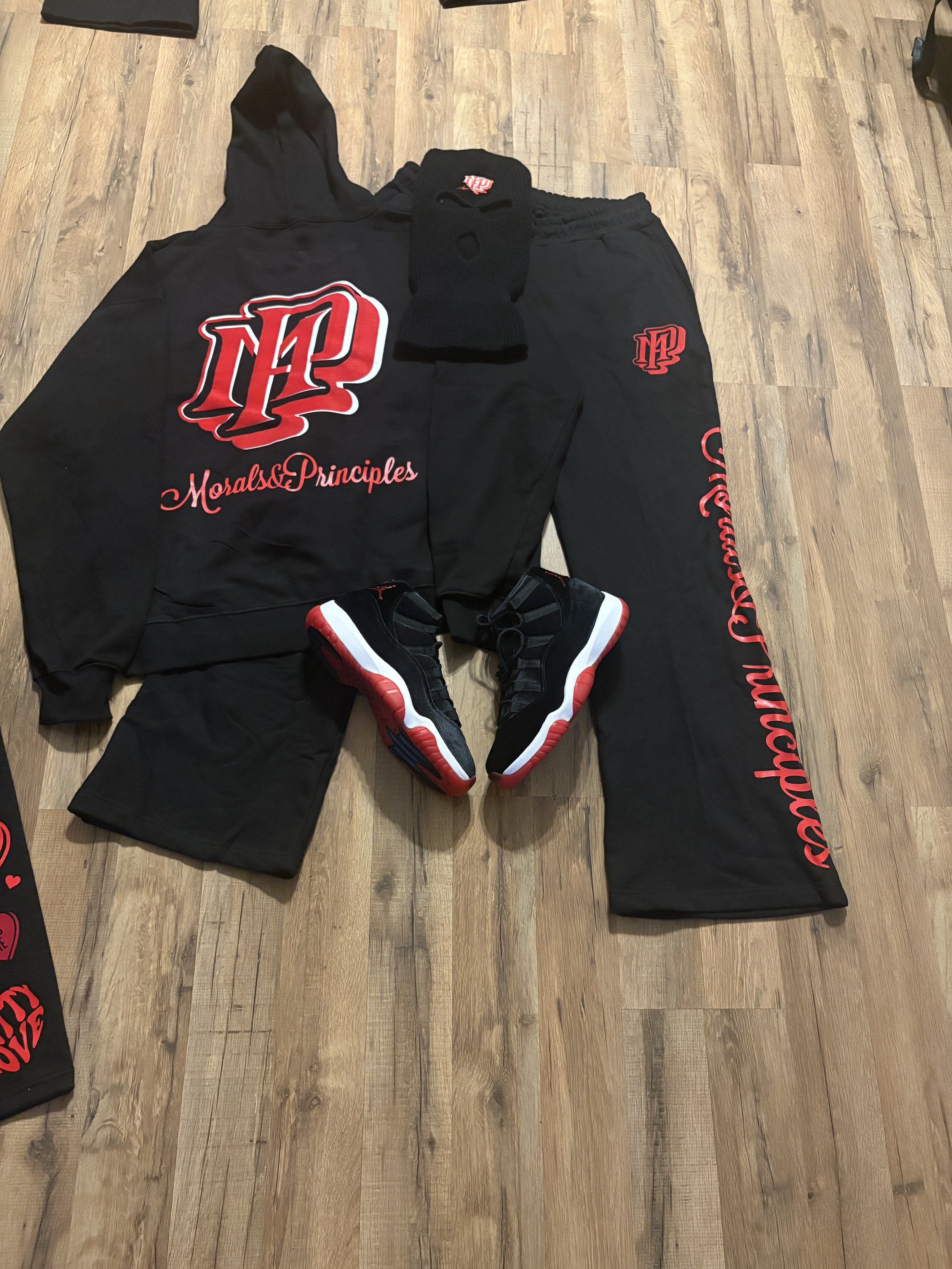 MORALS & PRINCIPLES STACKED SWEATSUIT