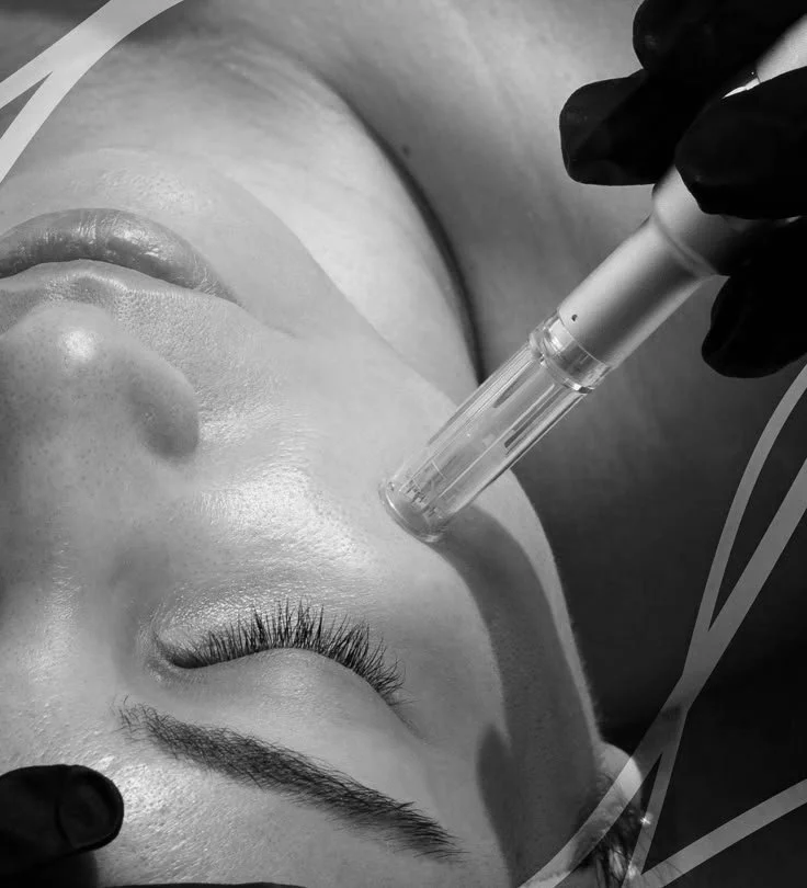 Woman receiving a professional microneedling treatment at Youth Bar in Halifax