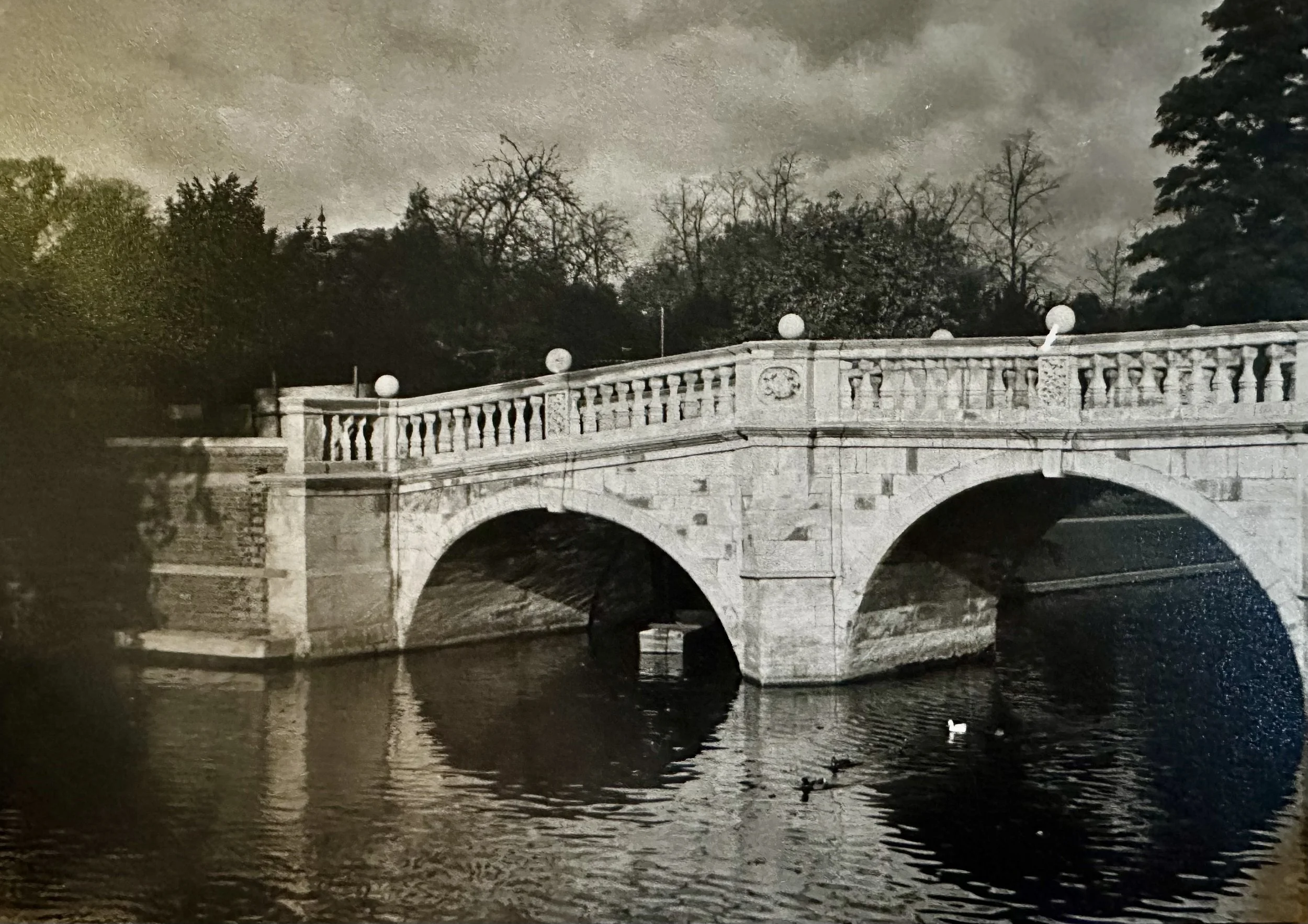 Clare College Bridge Cambridge c.1974