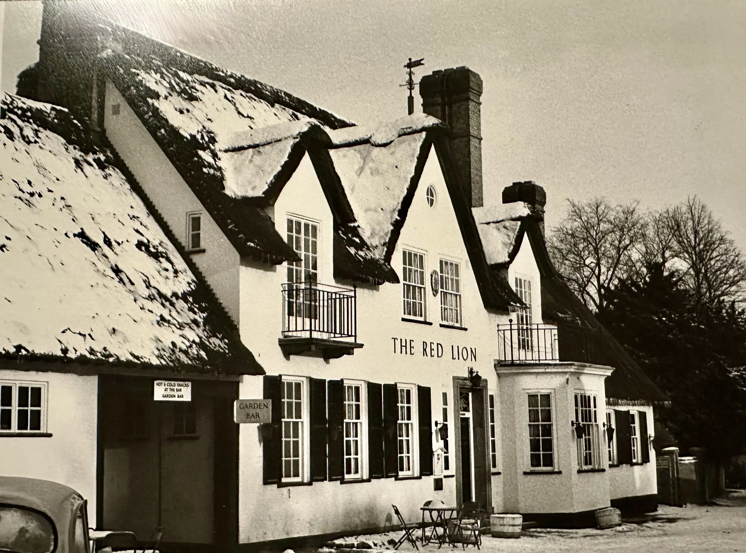 The Red Lion Grantchester Cambridge - old photographs and postcards