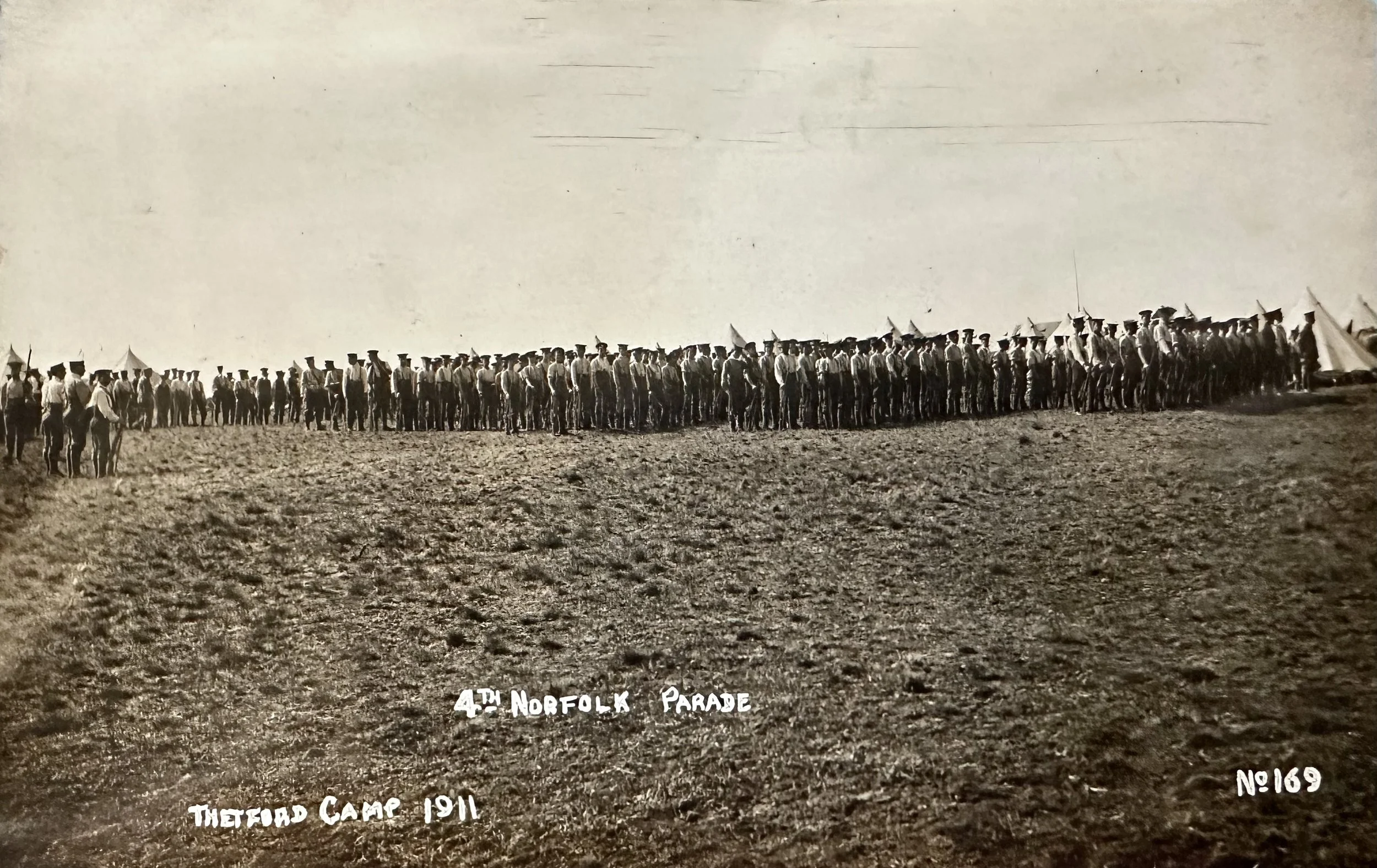4th Norfolk Parade, Thetford Camp 1911