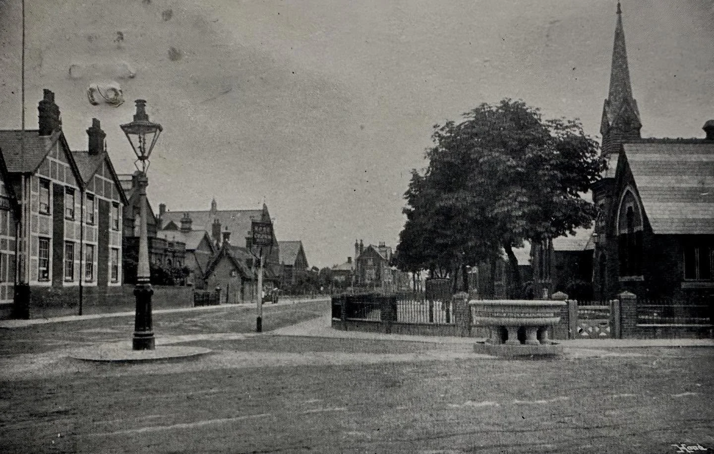 A photograph postcard showing the Withersfield Road, Haverhill, sent 1907. The postcard is sent to Miss F Jolly, Girton Villa, Victoria Park, Chesterton, Cambridge. The sender writes:
&lsquo;Dear F. I am fetching to Cambridge on Monday &amp; - :see m