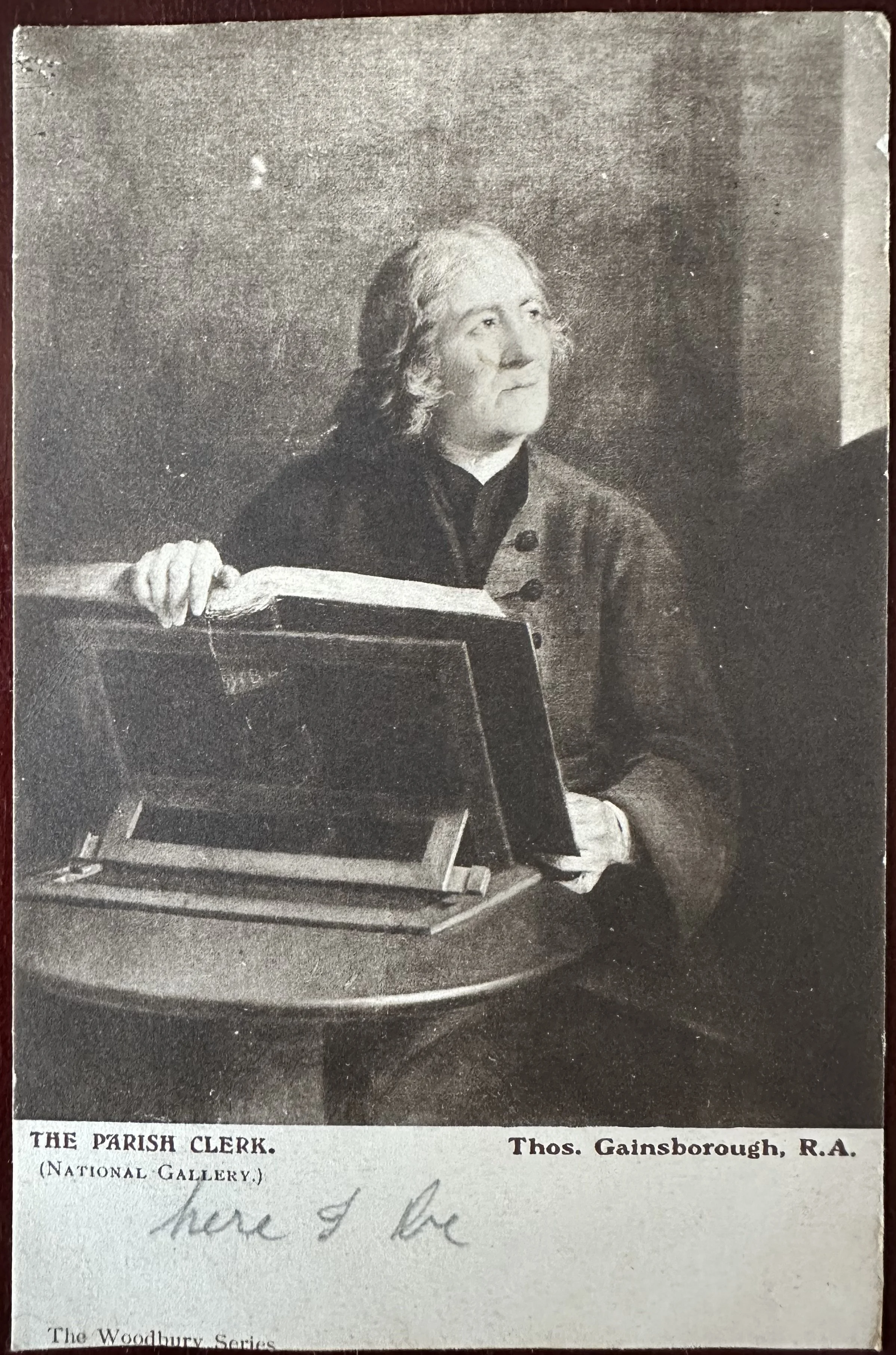 Old postcard to Miss Jolly Cambridge 1917