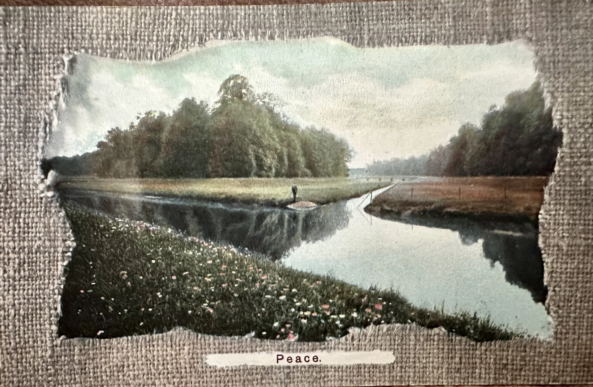 Old postcard sent to Belgrave Road Cambridge c.1908