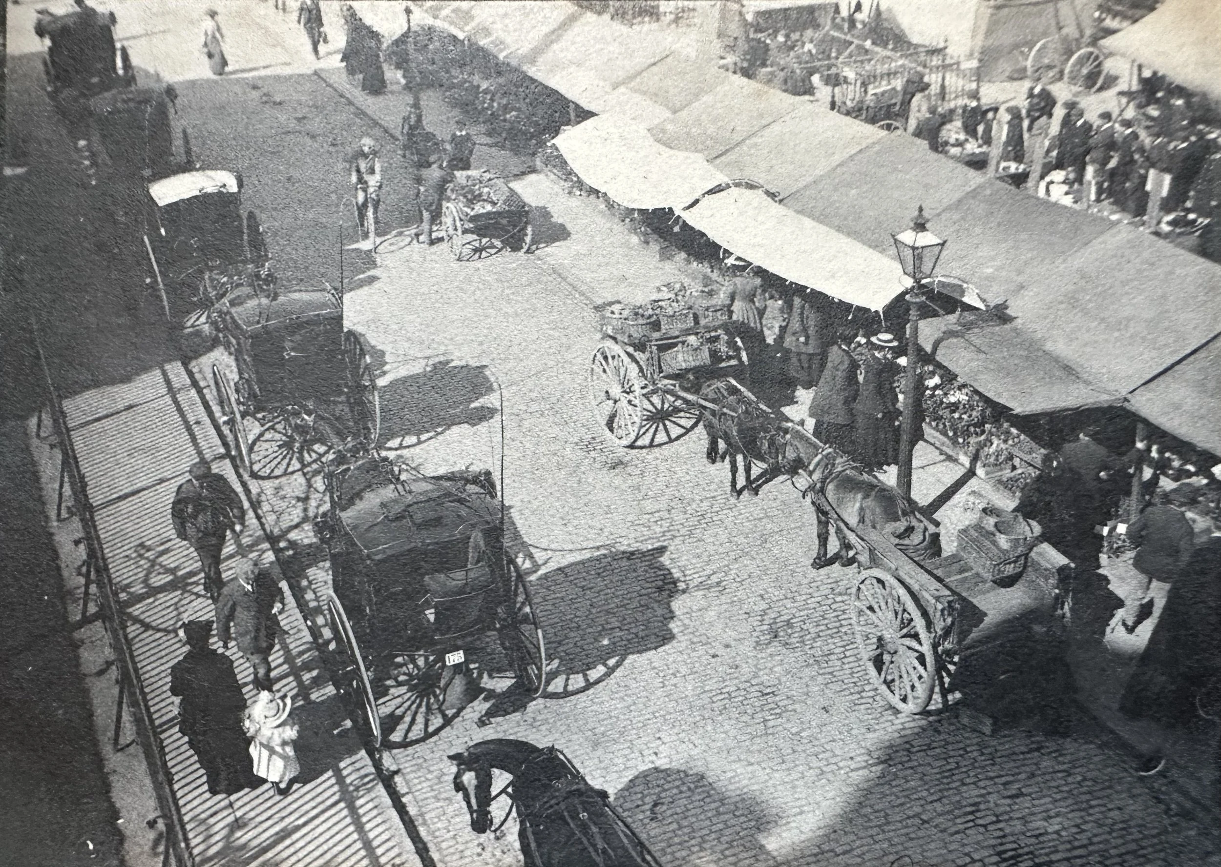 Cambridge Market Place c.1890