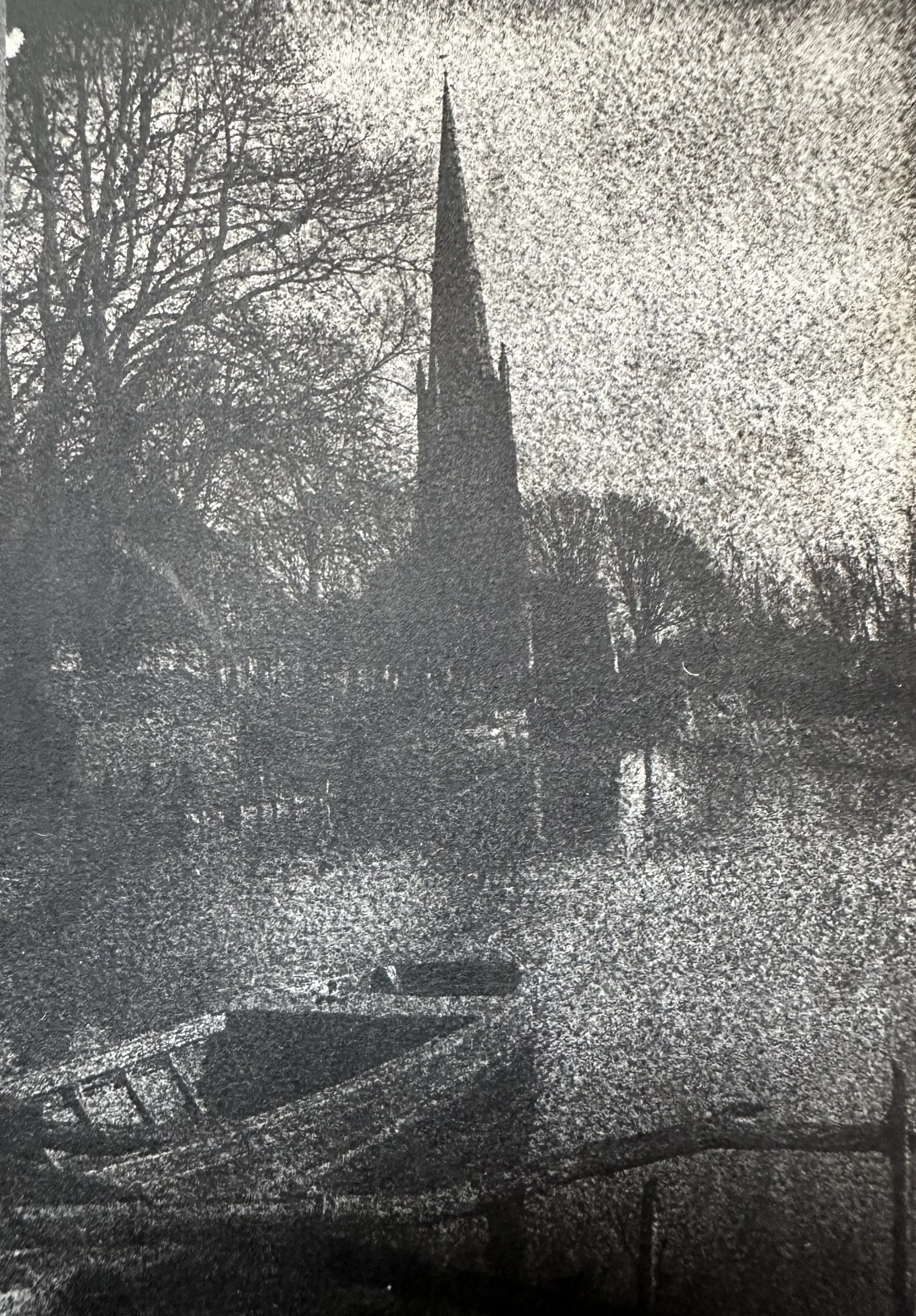 All Saints Church, St Ives, viewed across the River Great Ouse (probable). MBHPC-038