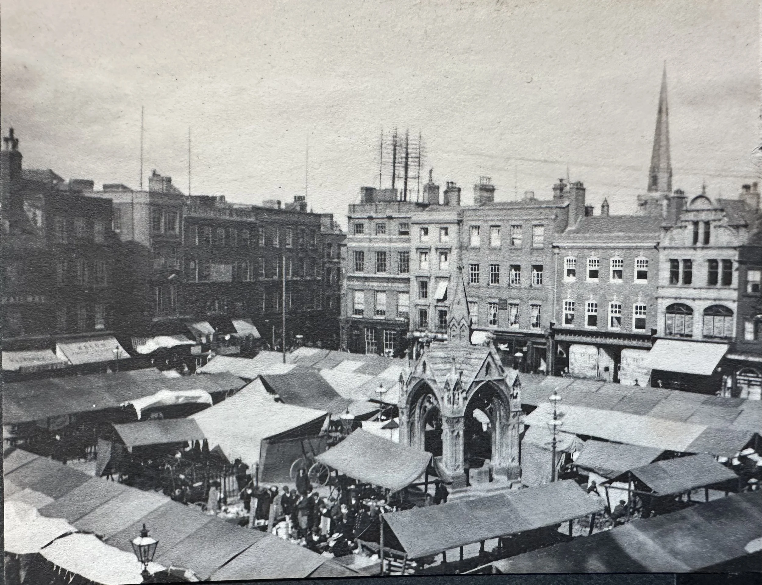 Cambridge Market Place c.1890 MBHPC-024