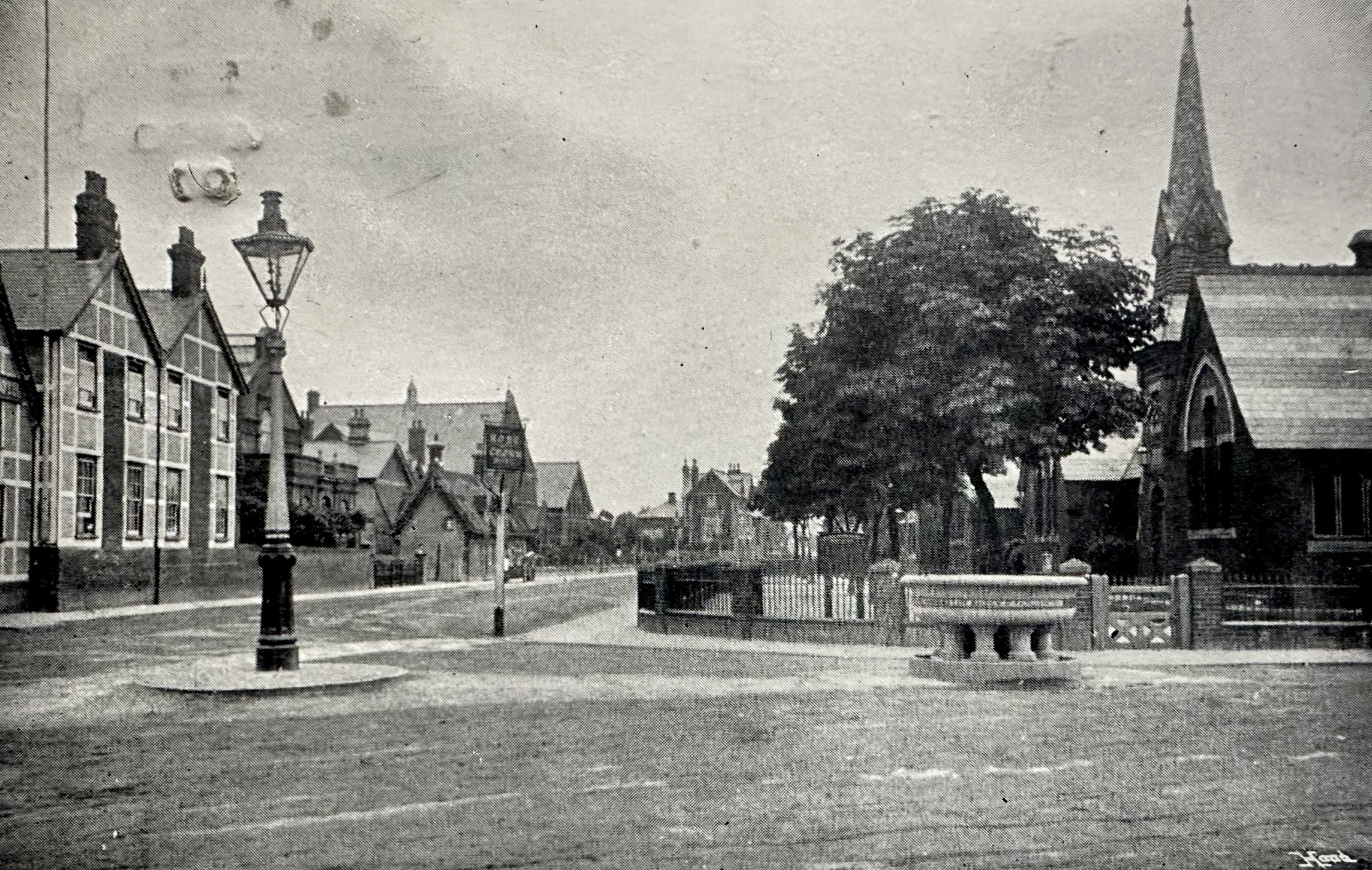 Withersfield Road Haverhill old postcard