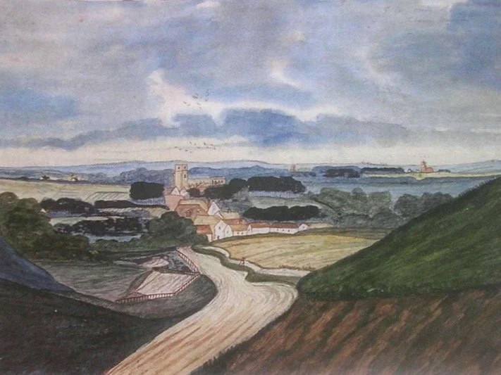 Relham's painting of Cherry Hinton c.1800
