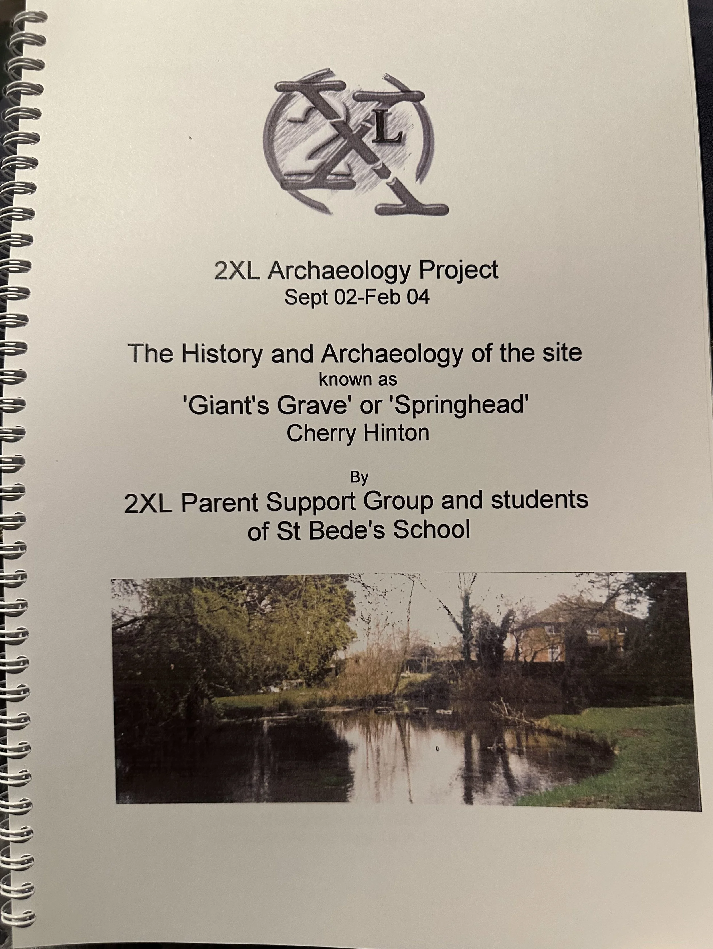 2XL St Bede's School Spring Head Report 2003