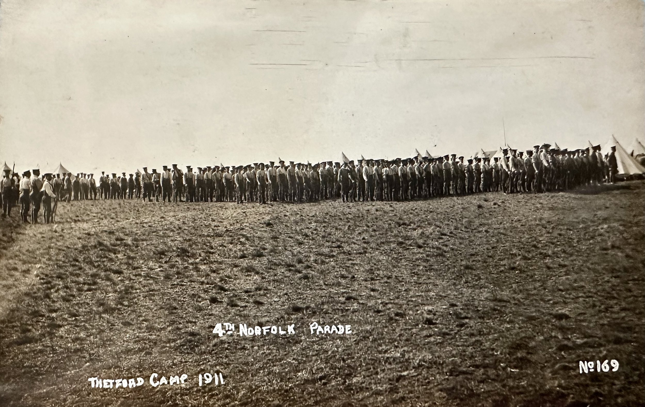 4th Norfolk Parade Thetford Camp 1911