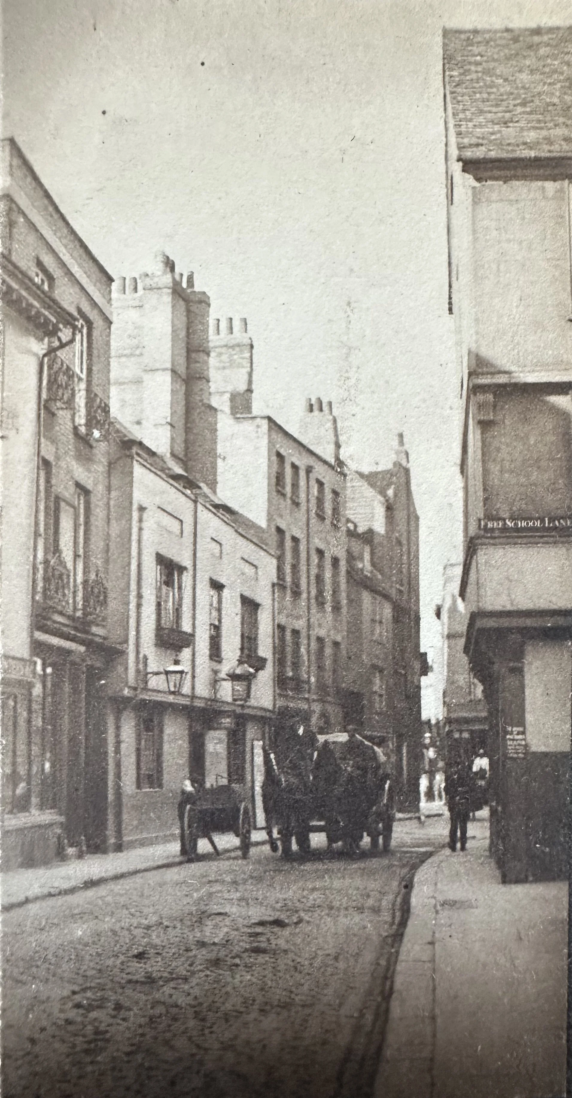 Views of Bene't Street and Free School Lane Cambridge c1890 MBHPC-039