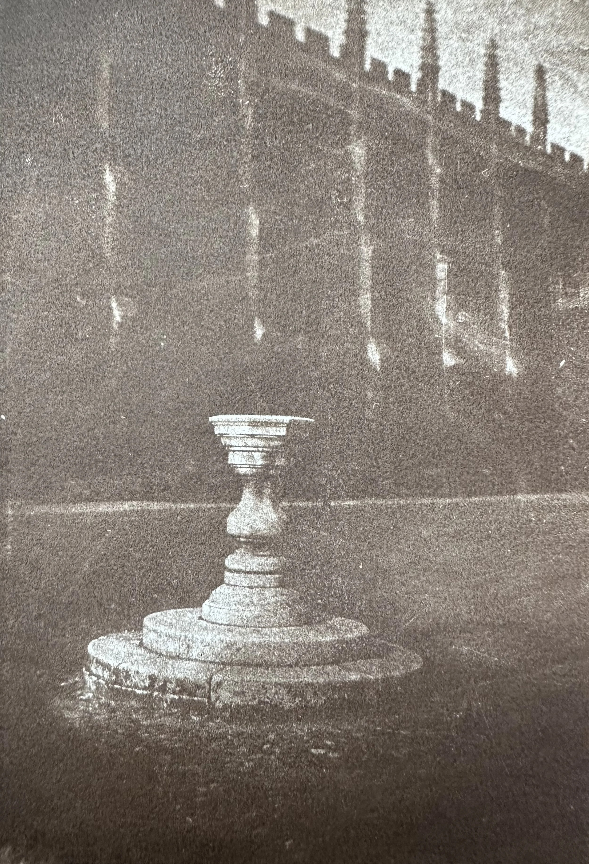 Stone pedestal within the cathedral precincts, Ely (probable). MBHPC-011