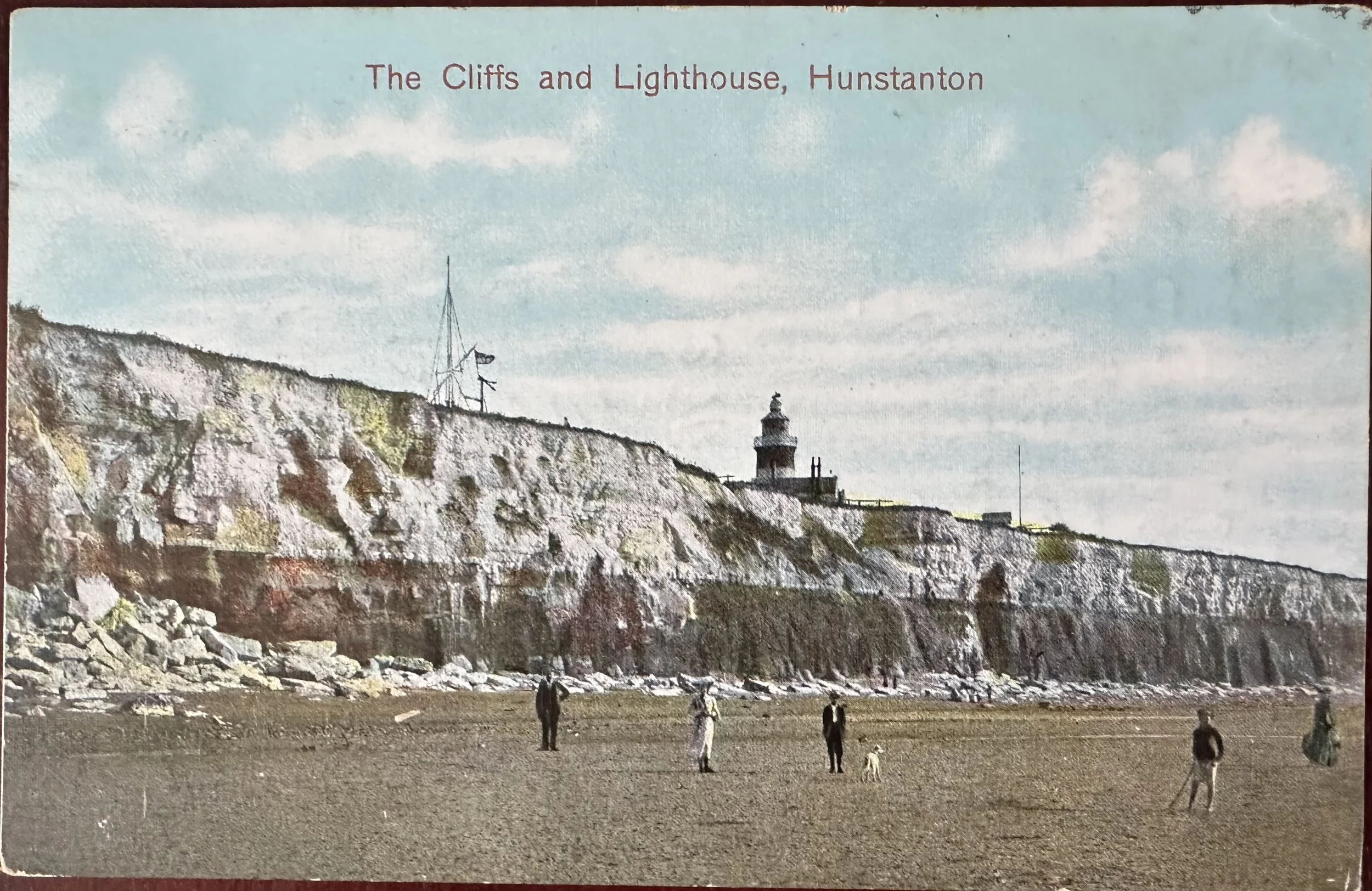 Old postcard Hunstanton 1923