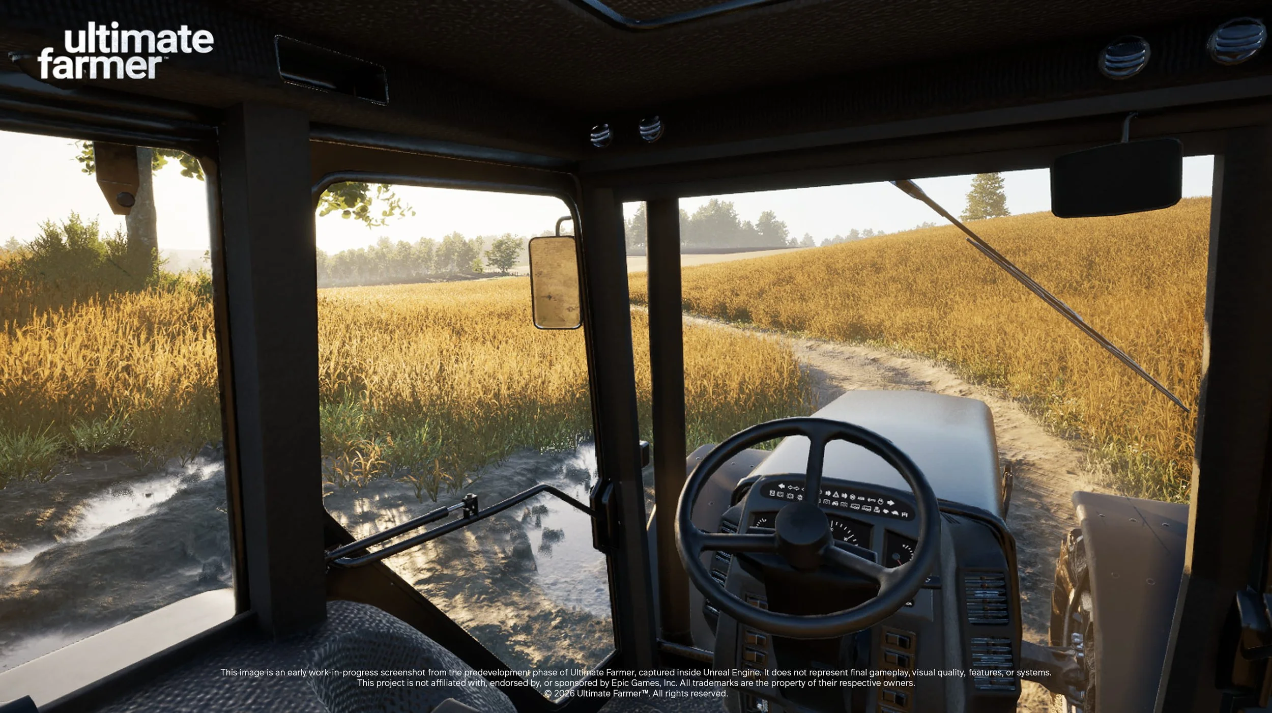 Ultimate Farmer Realistic Tractor In-Game Unreal Engine Farming Simulation Game