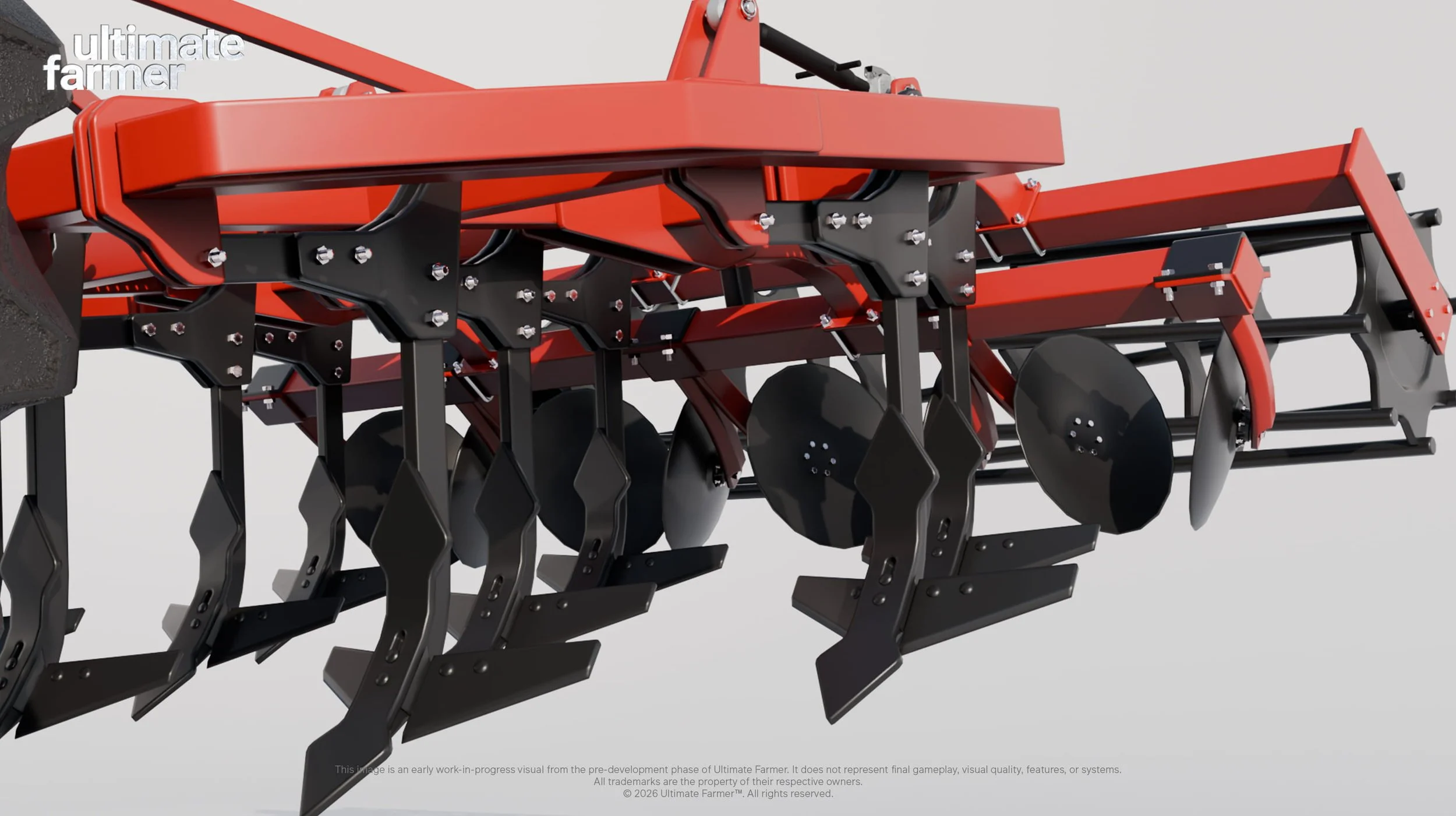 Ultimate Farmer Tractor with Cultivator Unreal Engine Farming Game