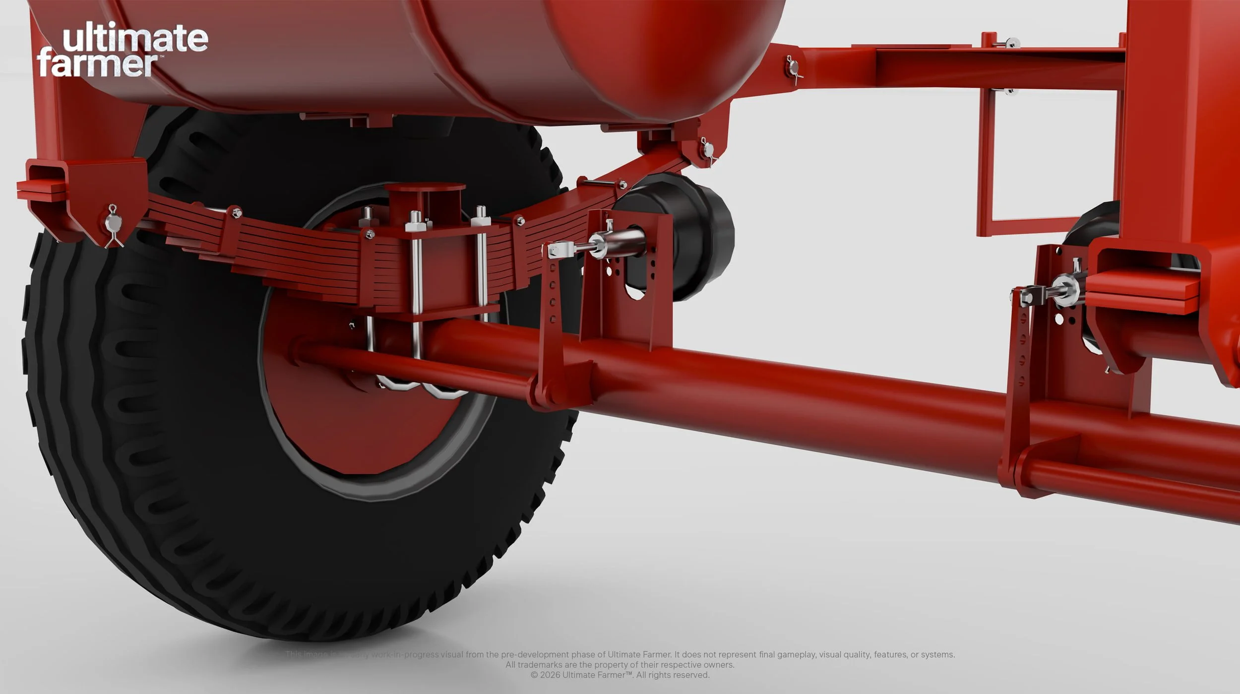 Ultimate Farmer Double Axle Trailer Unreal Engine Farming Game