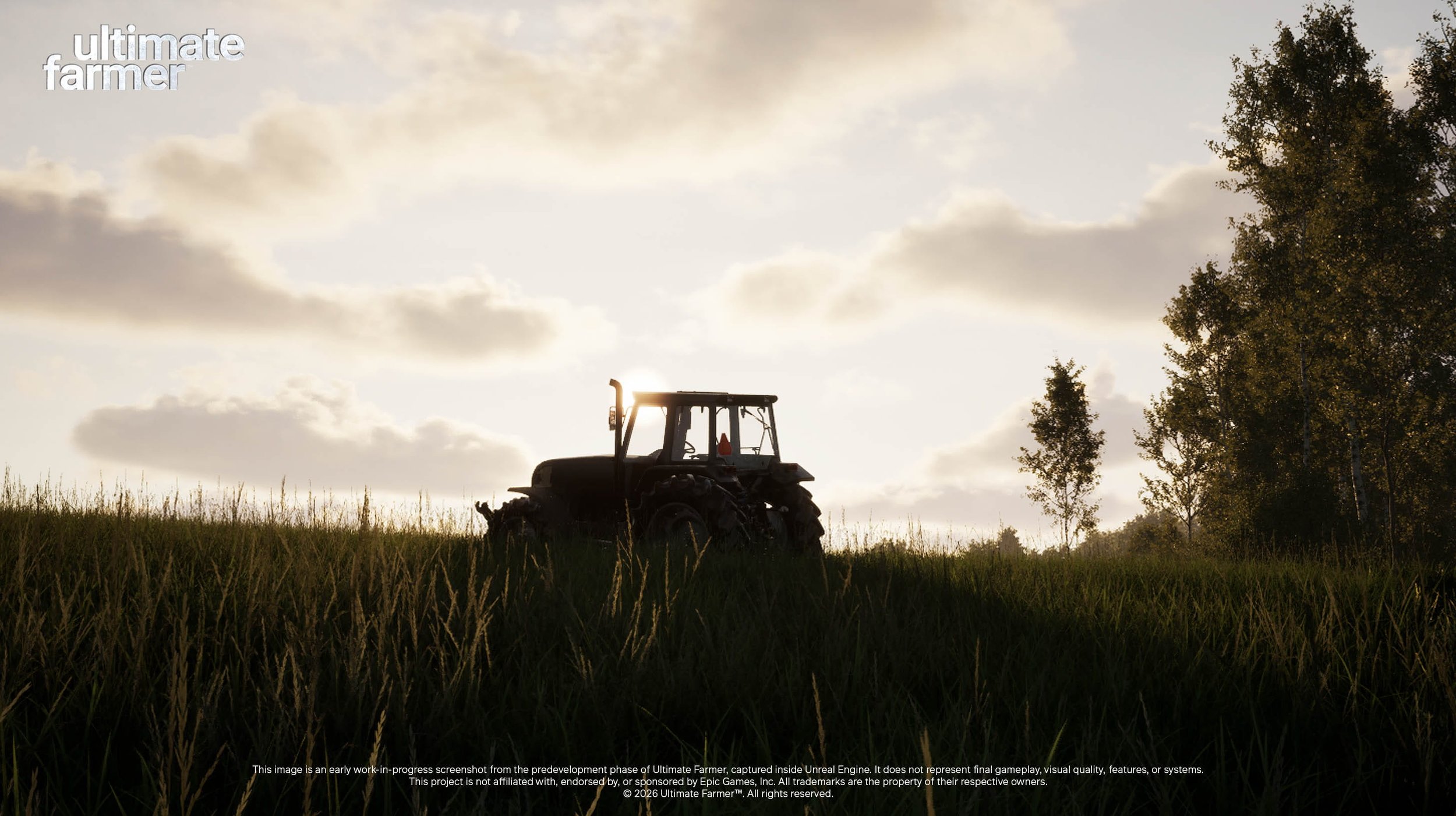 Ultimate Farmer Realistic Tractor In-Game Unreal Engine Farming Simulation Game