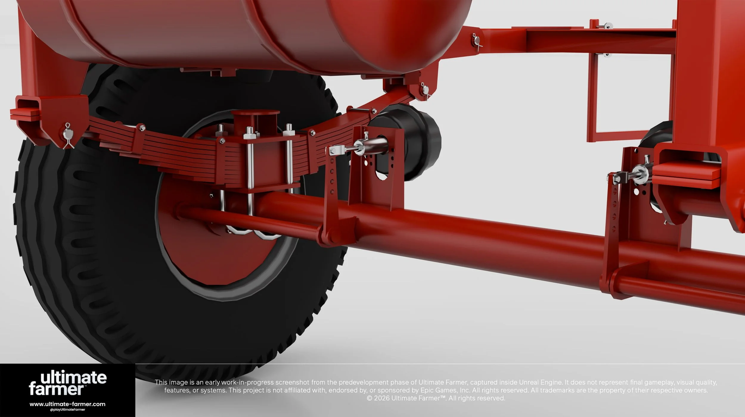 Ultimate Farmer Game Double-axle Trailer