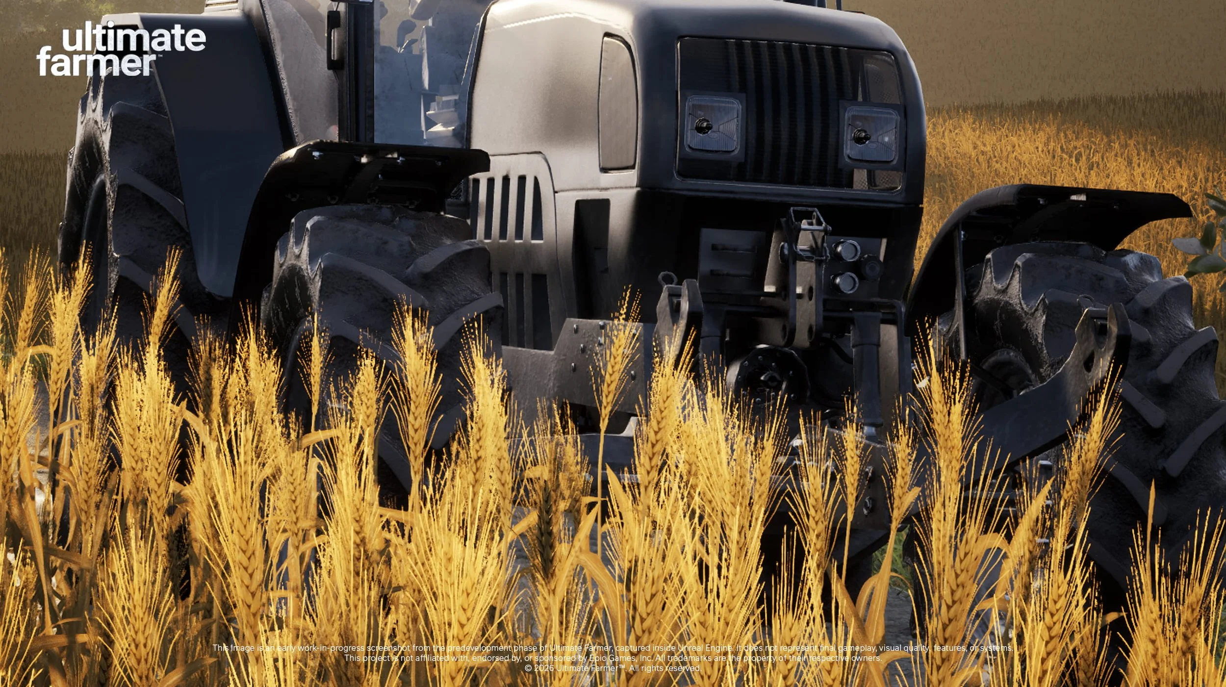 Ultimate Farmer Realistic Tractor In-Game Unreal Engine Farming Simulation Game