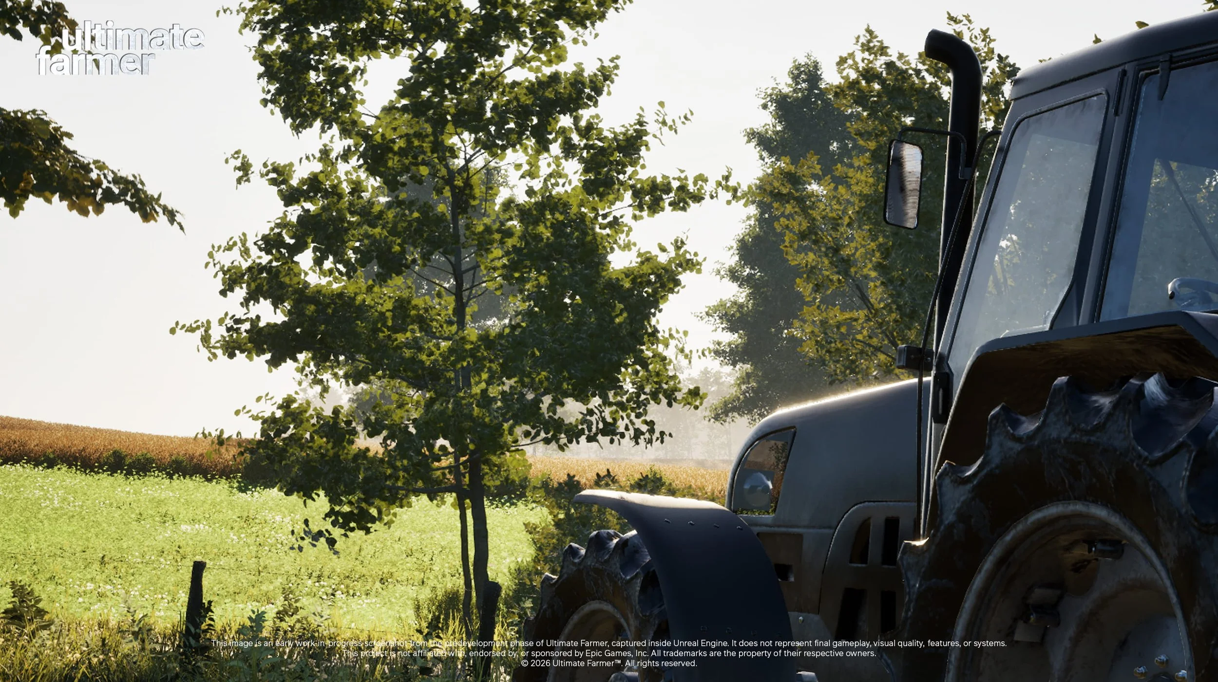 Ultimate Farmer Realistic Tractor In-Game Unreal Engine Farming Simulation Game