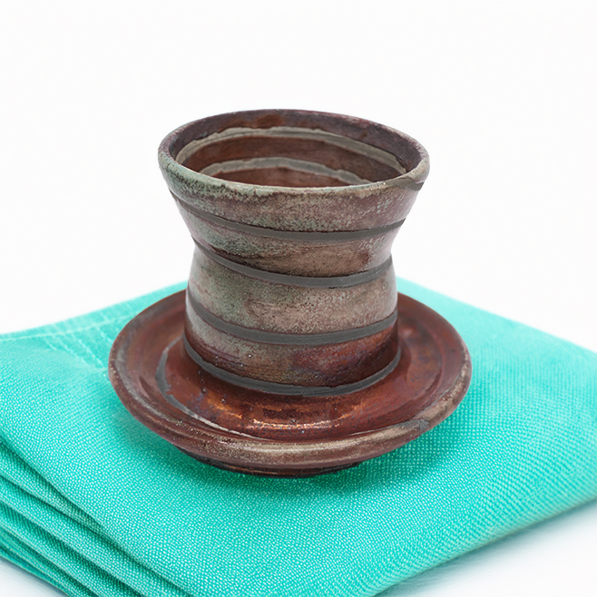 Spiral RAKU incense burner