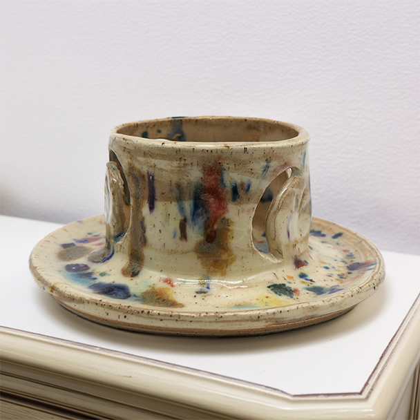 Hippie Vibes Crescent Moon Candle Holder