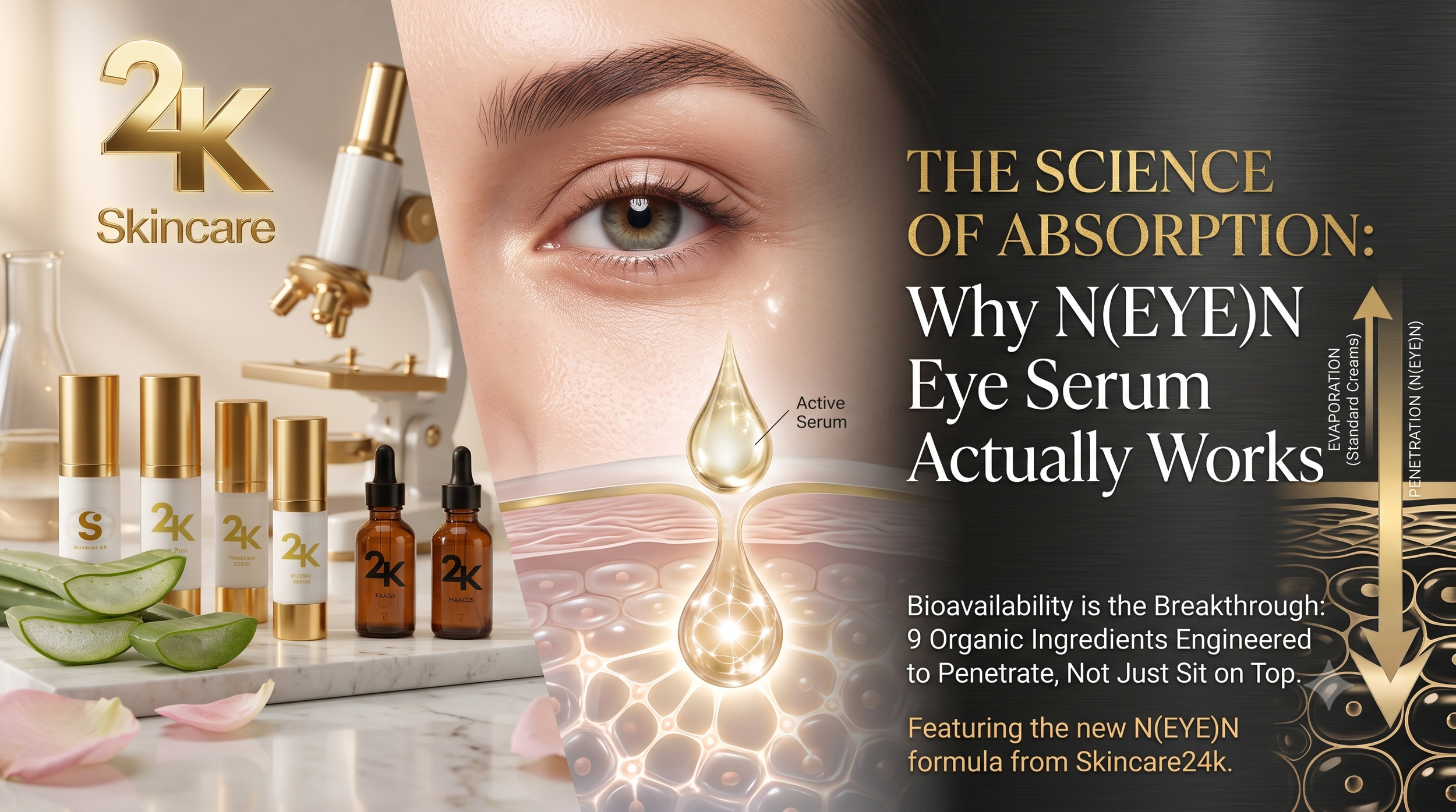 The Science of Absorption: Why N(EYE)N Eye Serum Actually Works