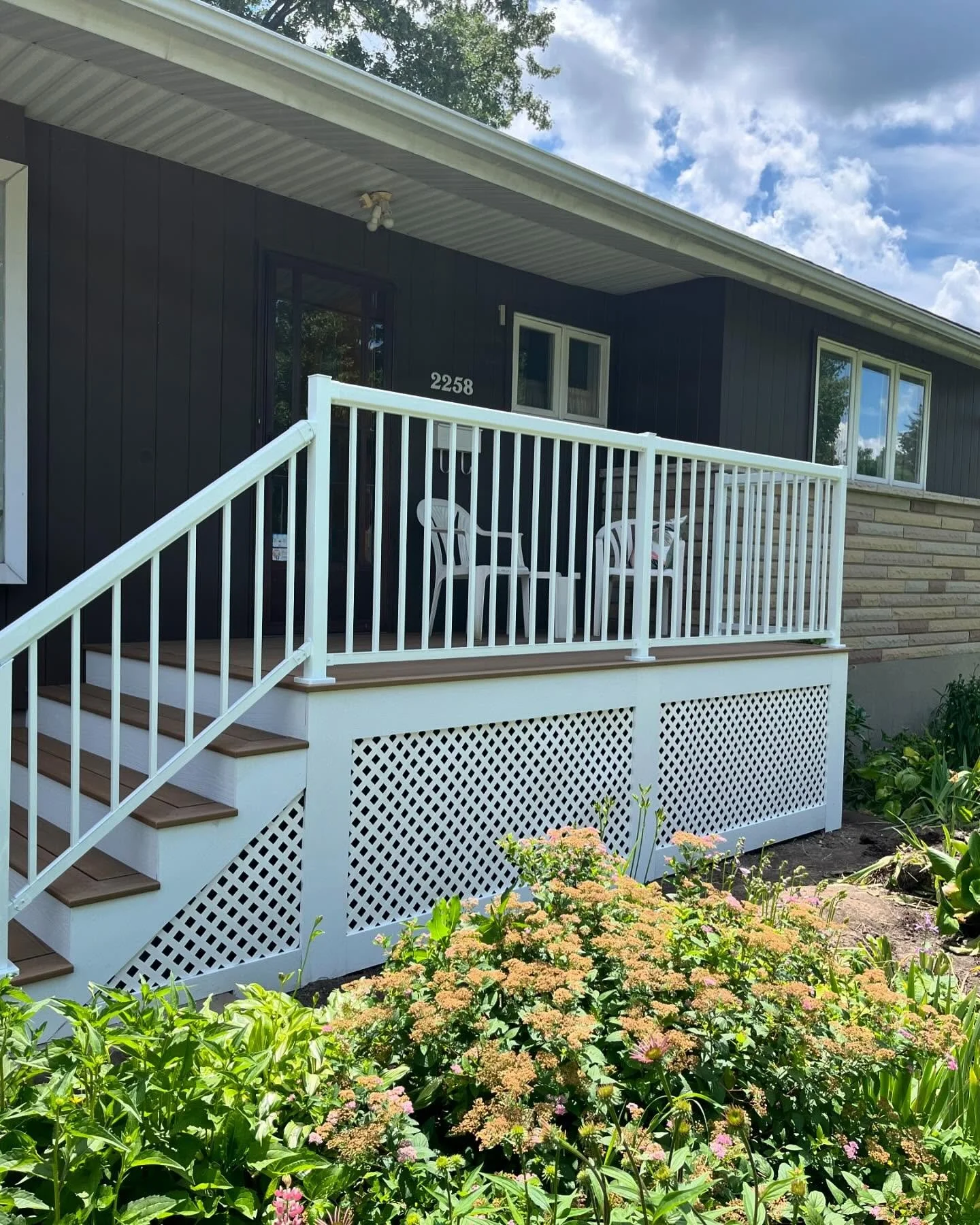 For this composite decking project, our goal was to overlay the old concrete pad, ensuring the decking seamlessly aligns with the opening of the door. This not only reduces safety risks for the client but also enhances accessibility.

At HD Carpentry