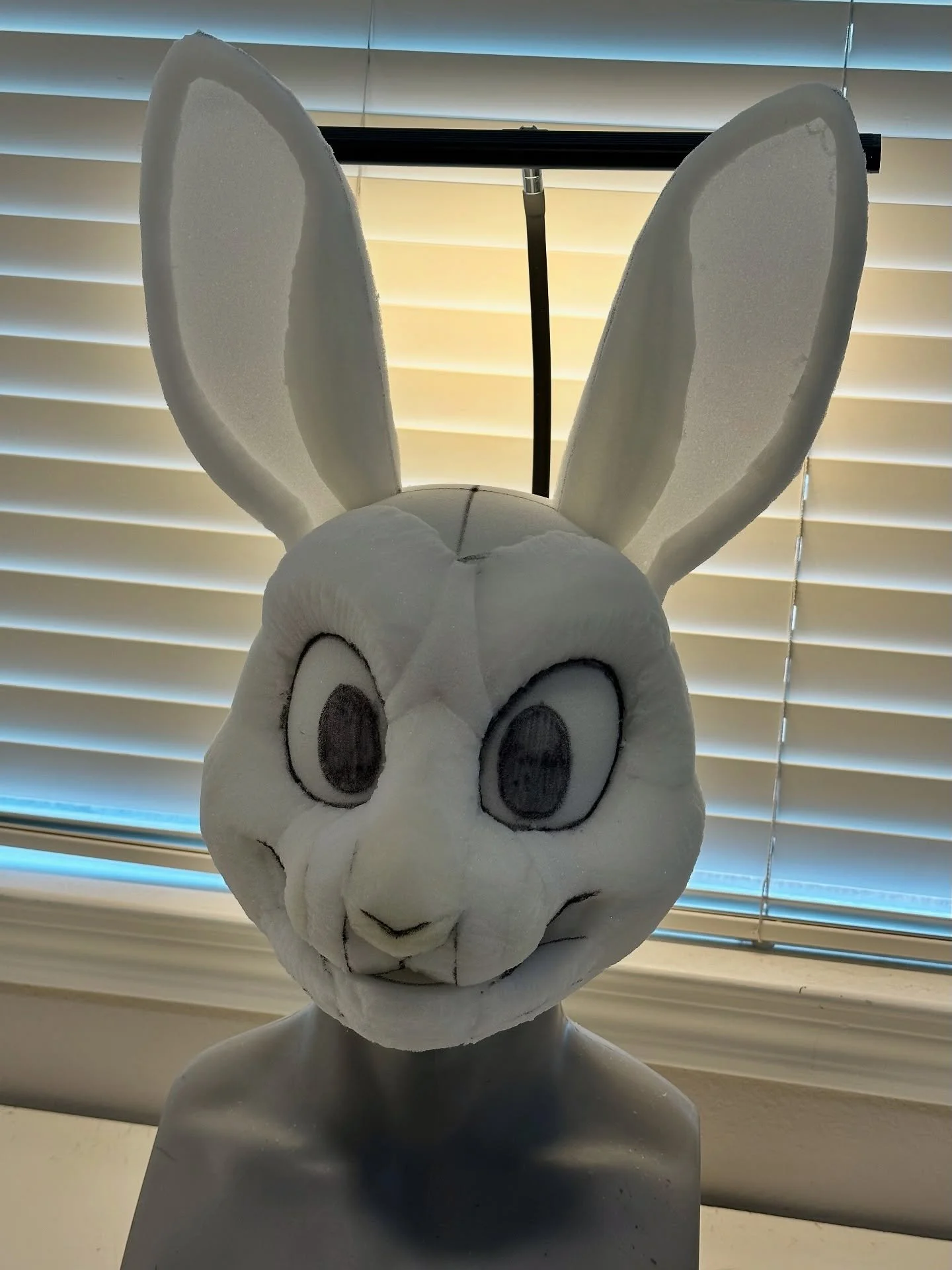 Bun! 🐰✂️
.
.
#fursuit #fursuiting #fursuitwip #fursuitmaking #fursuitmaker #furry #furries #furryfandom #furryart #cosplay #furryreels #fursona #fursuitwip #FursuitFriday #furryartwork #fursuithead