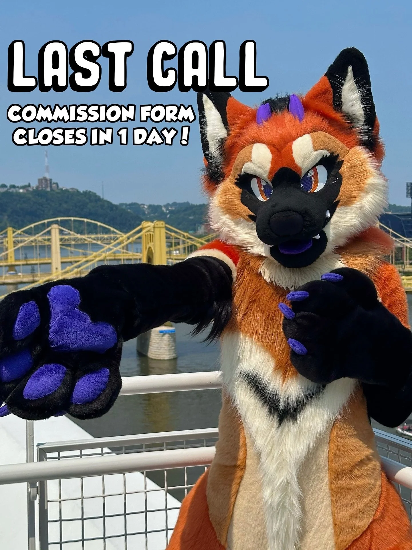 Form closes Friday @ 7pm CT 🗣️🗣️
.
.
.
 #fursuit #furry #furryfandom #fursuitmaker #furries #fursuitforsale