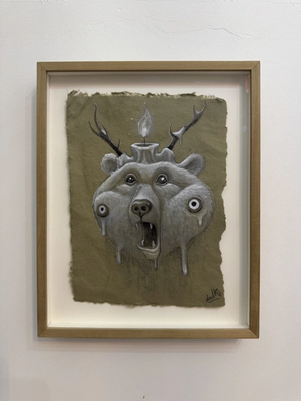 24 x 17 cm Antonio Segura DULK [ Работа на бумаге в рамке ] - 2022 - 250'000 ₽