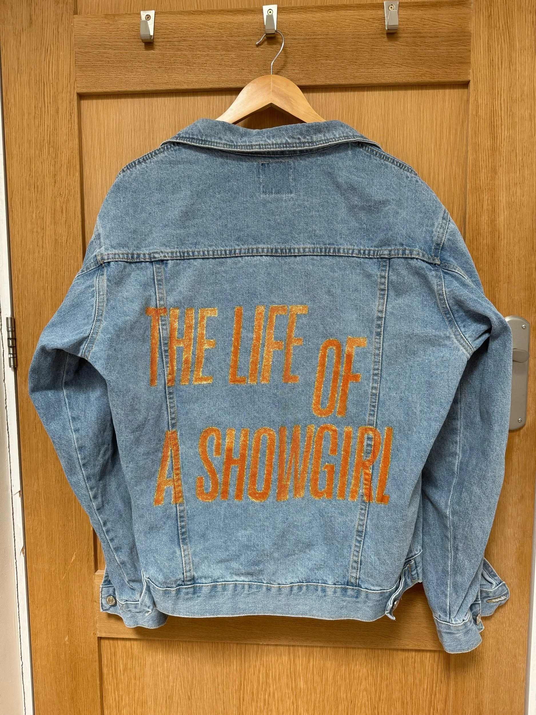 Taylor Swift "The Life of a Showgirl" Album Denim Jacket