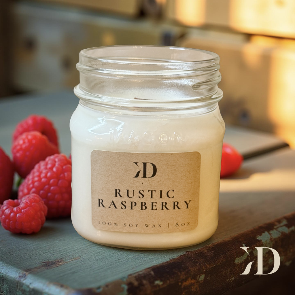 Rustic Raspberry | Spring Mason Jar
