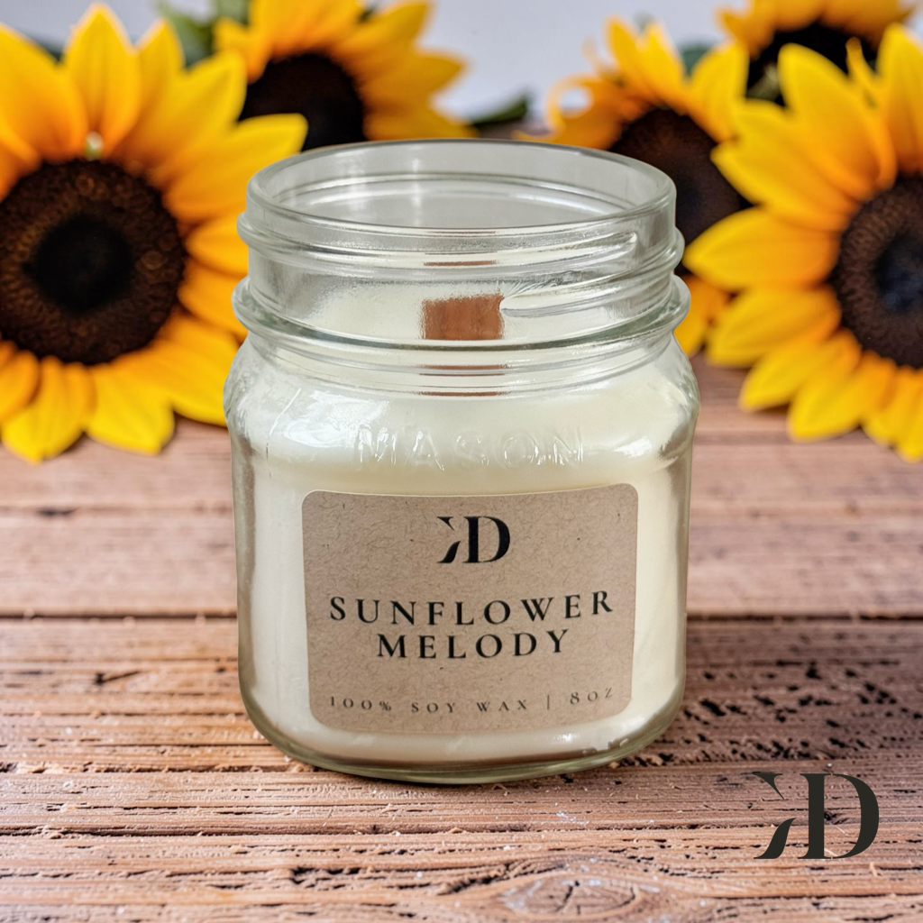 Sunflower Melody | Spring Mason Jar