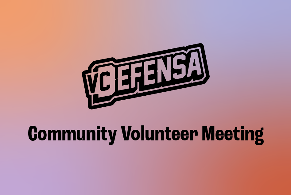 VCDefensa - Community Volunteer Meeting