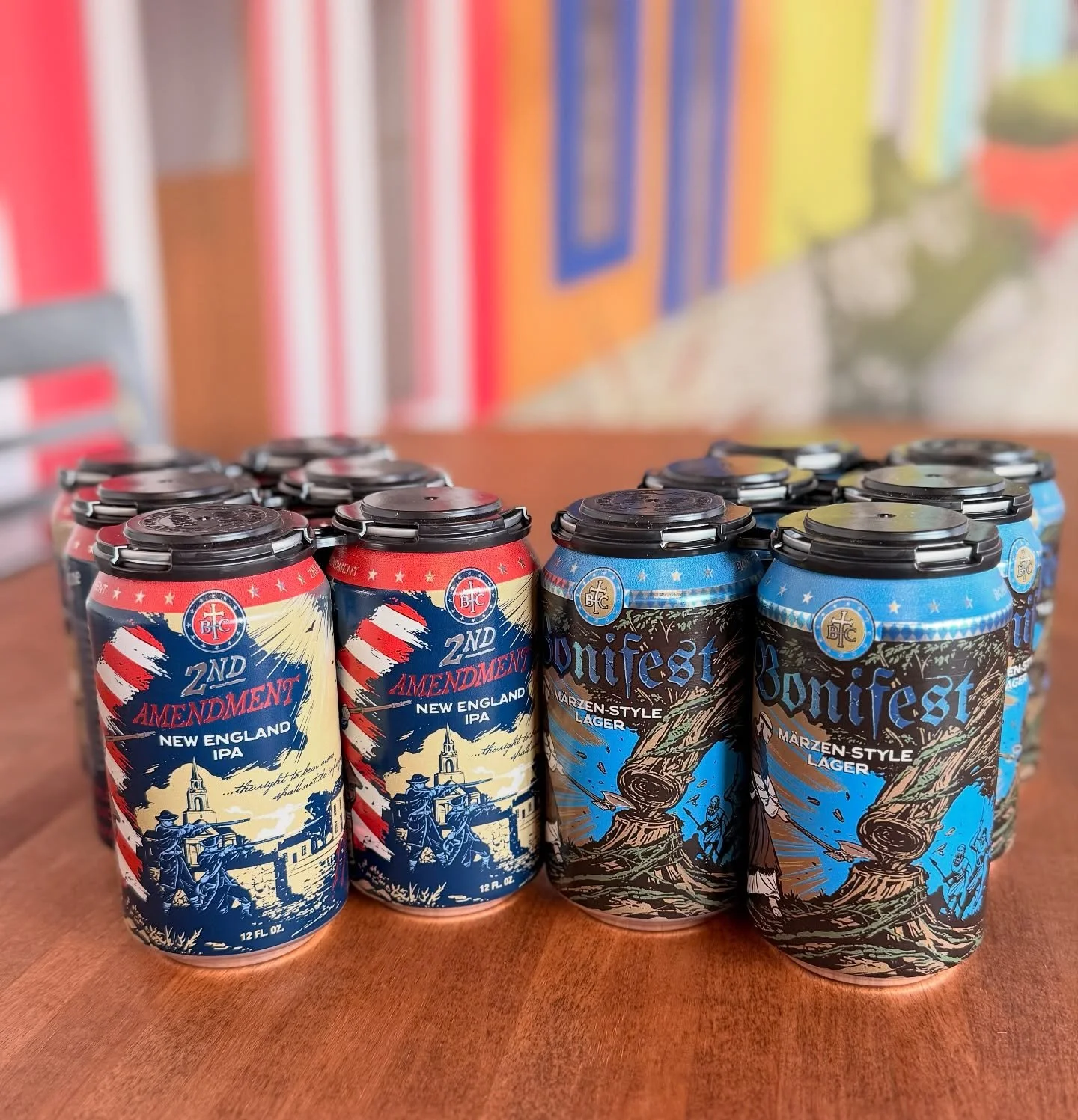 Because tacos taste even better with our new beer. 😉 We now have Bonifest and 2nd Amendment beer for only $4 each!