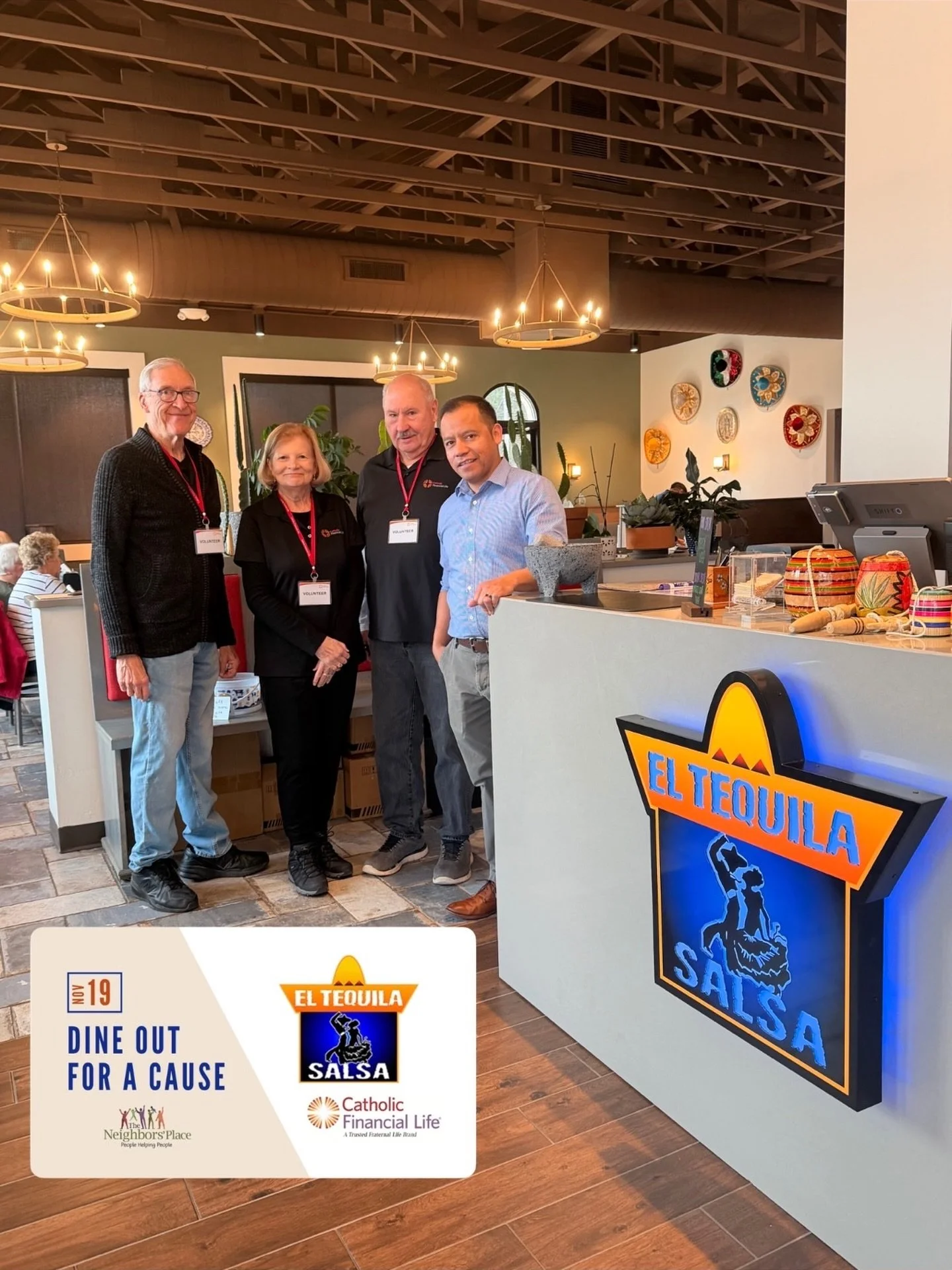 We are proud to announce we will be donating 15% of our sales to The Neighbors Place!! Stop in for a chance to win a $50 Gift Certificate!! They will be here until 7pm today.