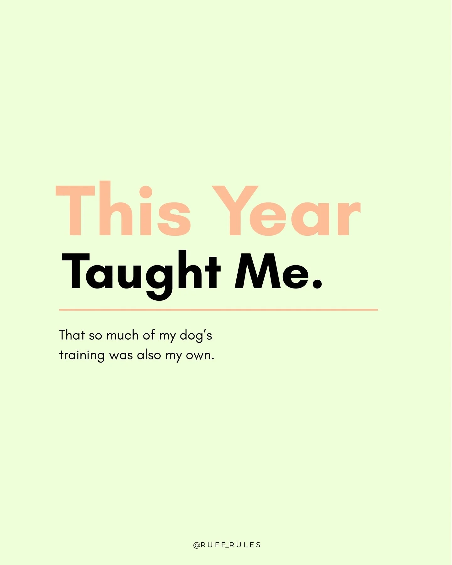 This year held more work than it showed.
And I&rsquo;m grateful to have been part of it with you and your dog.
.
.
.
#ruffrules