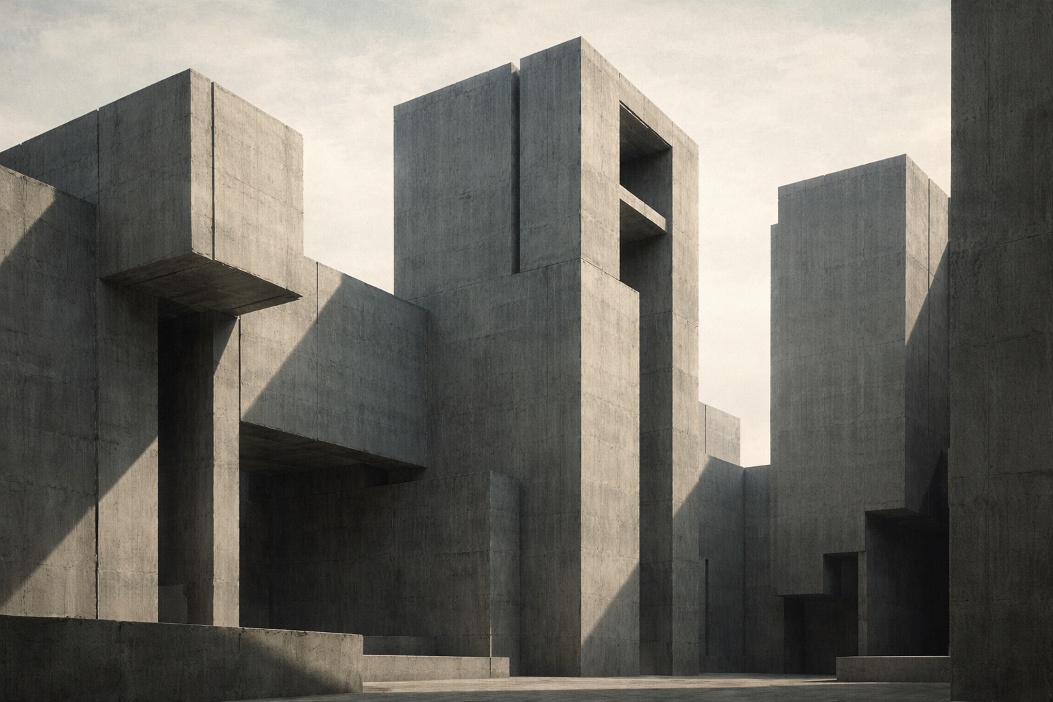 Architectural Lullaby in Brutalist Minor