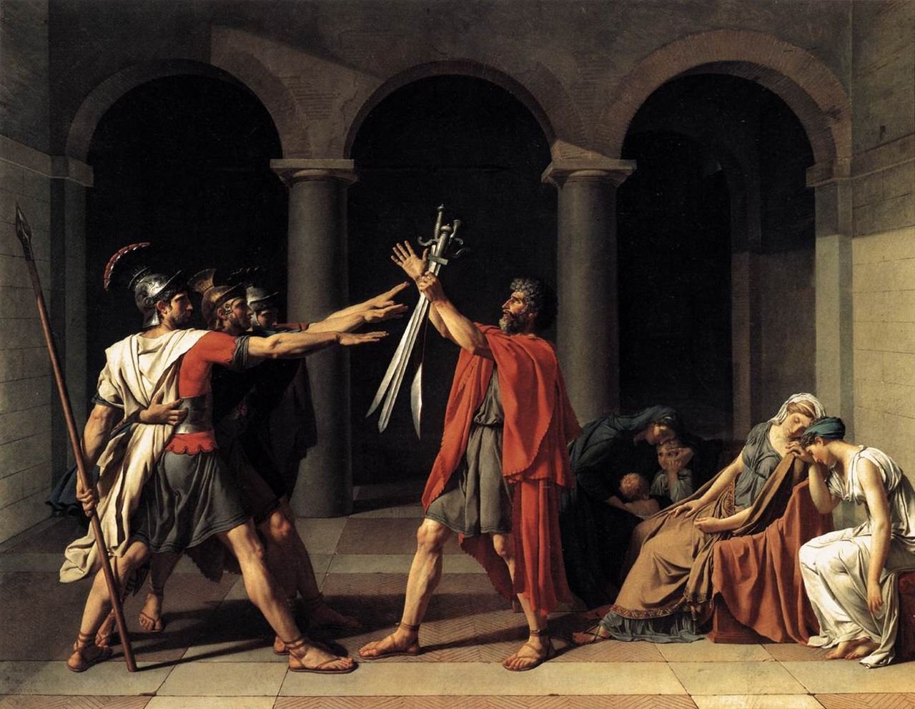 Oath of the Horatii – Jacques-Louis David