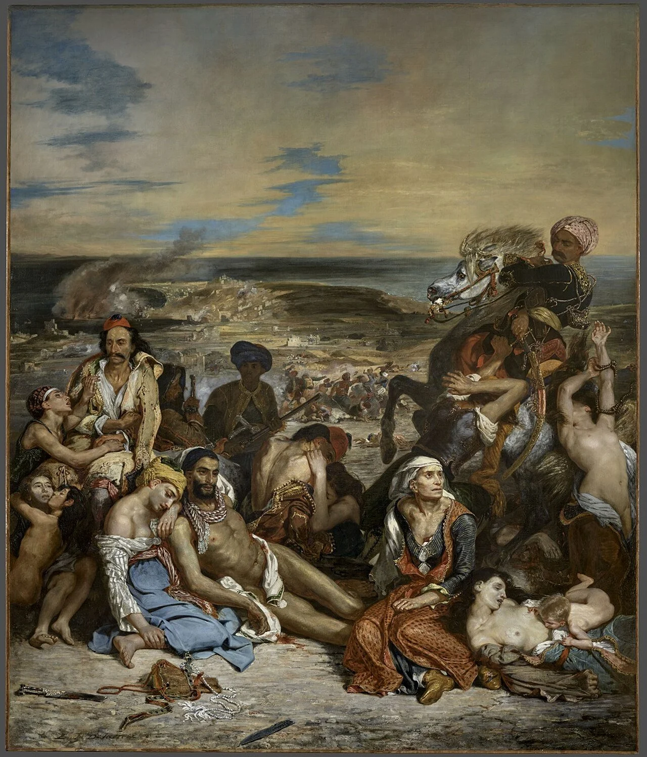 The Massacre at Chios – Eugène Delacroix