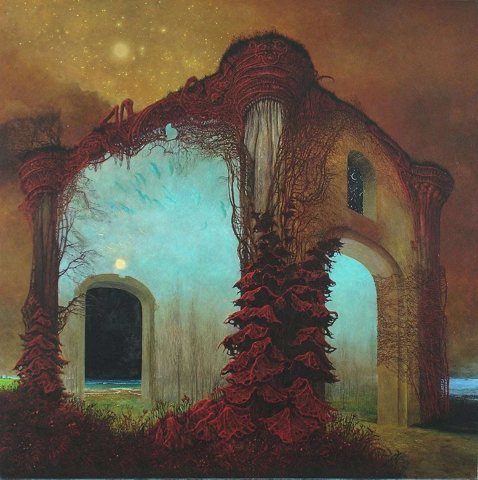 “AA78” by Zdzisław Beksiński (1978)