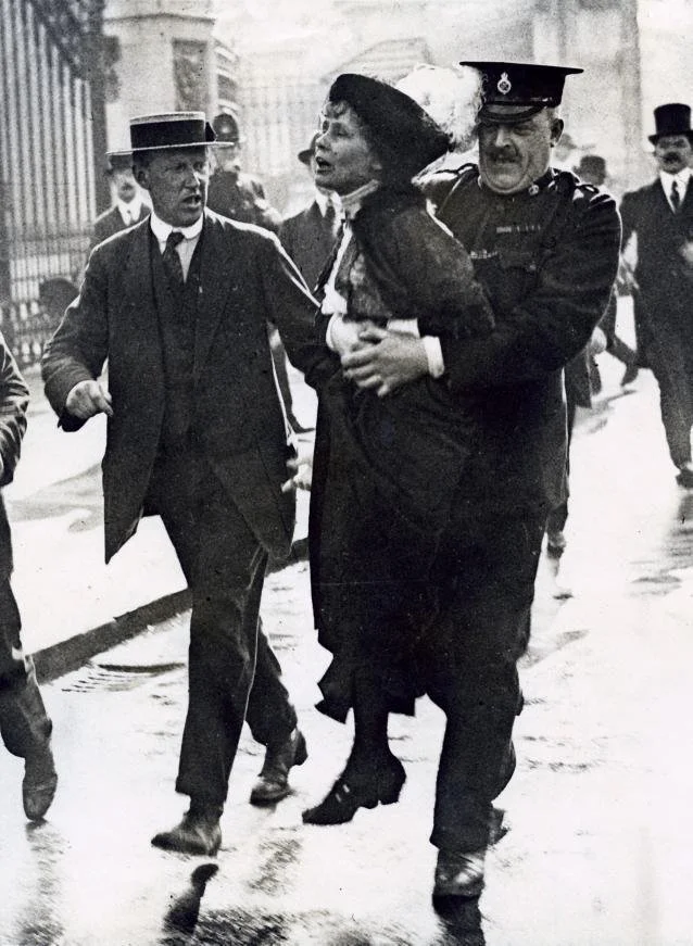 Emmeline Pankhurst Arrested at Buckingham Palace (1914)