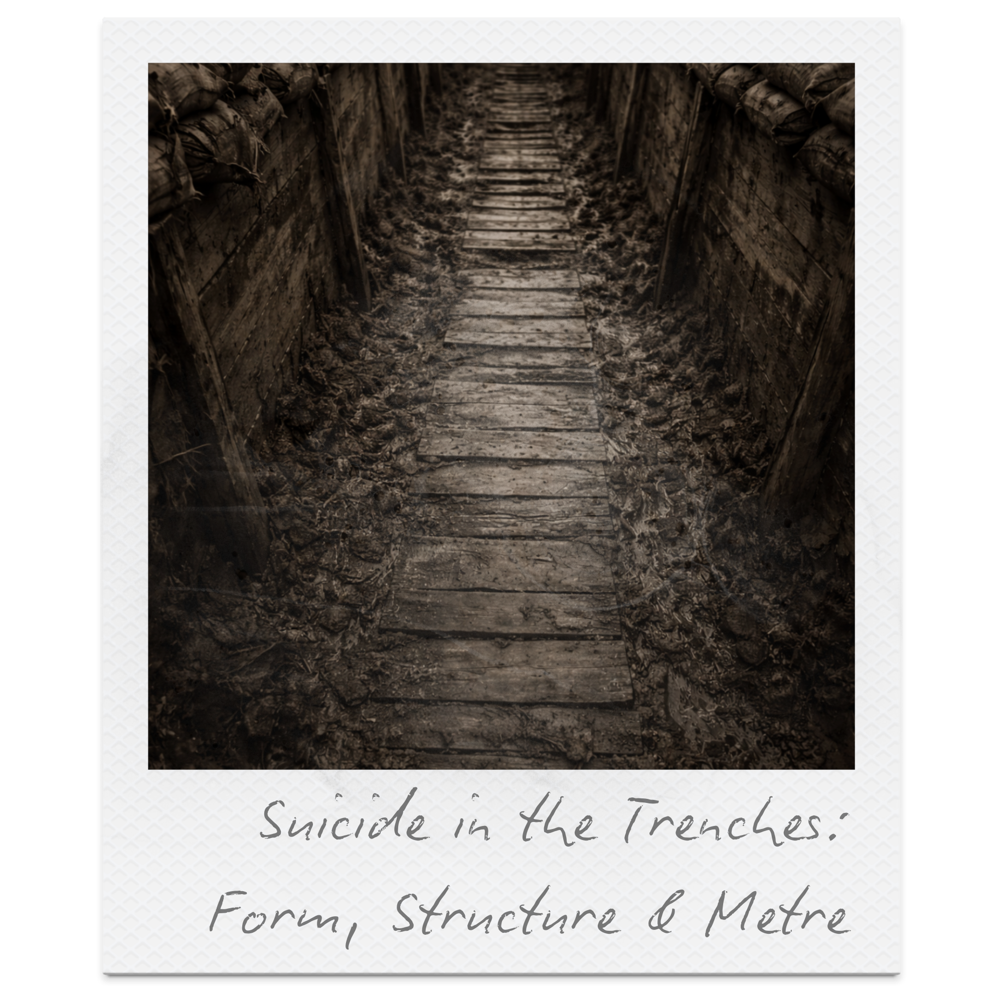 Form, Structure, and Metre in Suicide in the Trenches