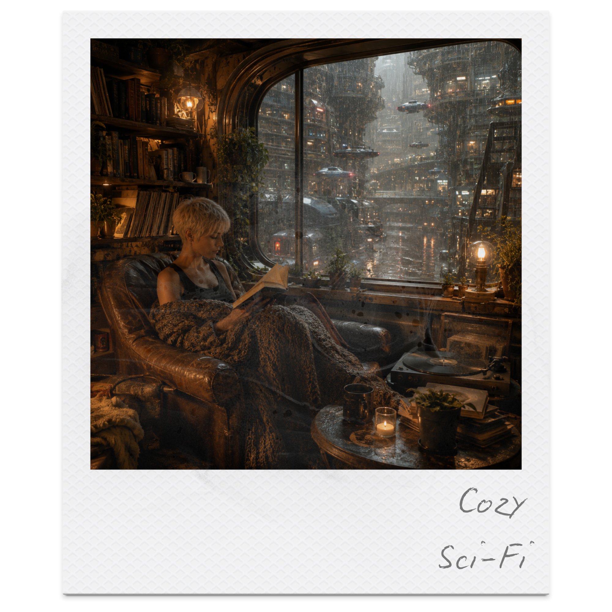 70 Cozy Sci-Fi Writing Prompts: Space Libraries, Orbital Cafés &amp; Quiet Cosmic Adventures