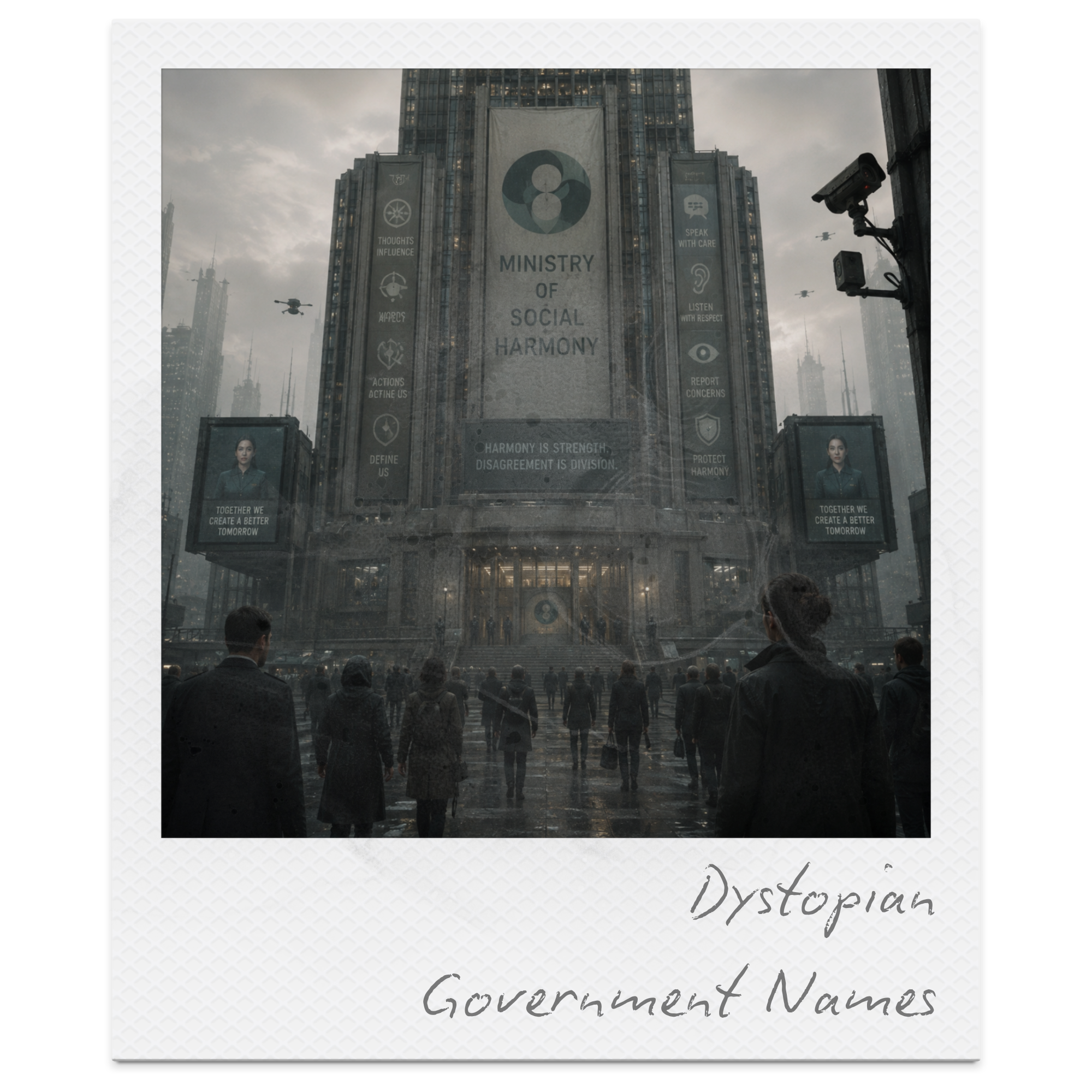 100 Dystopian Government &amp; Regime Names for Writers