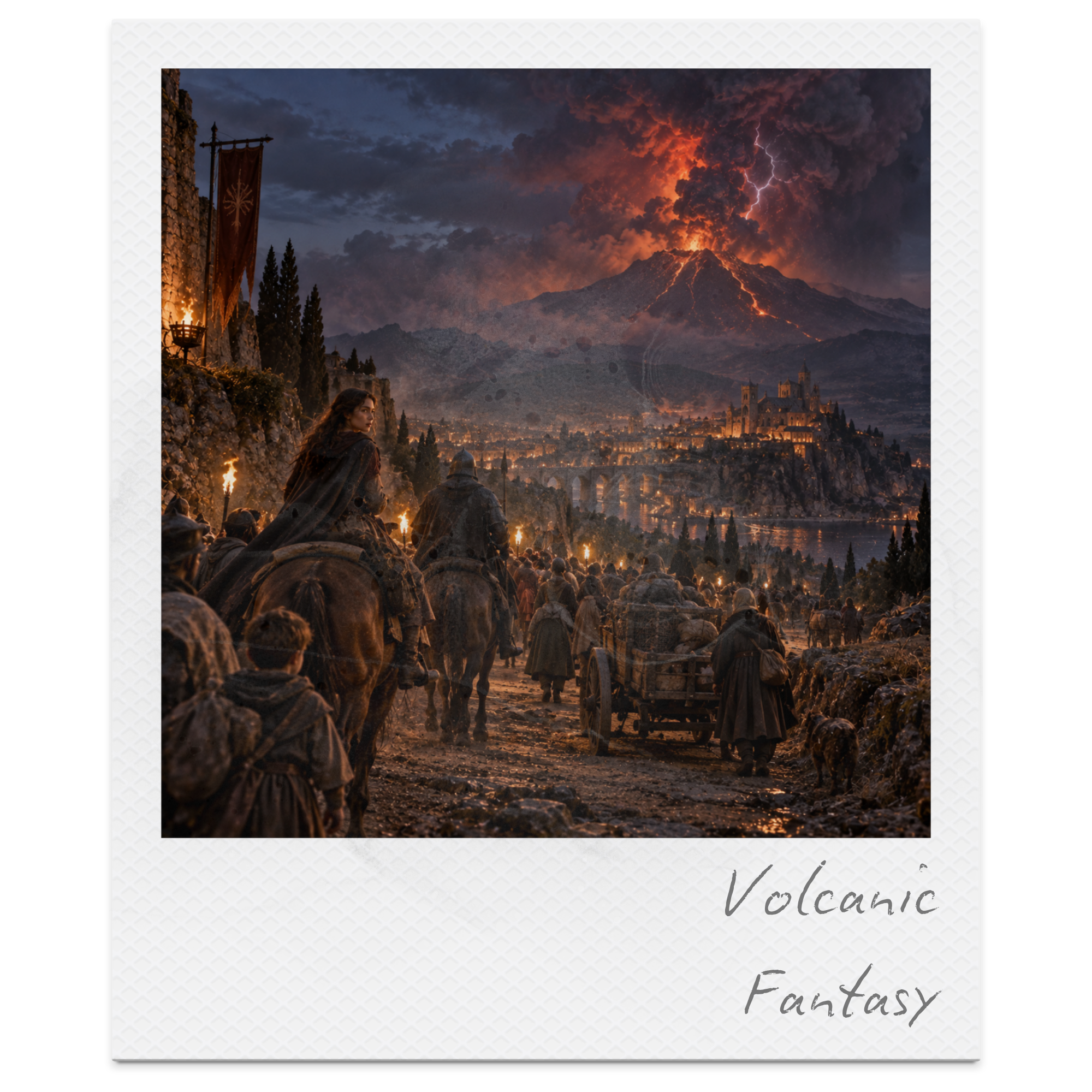 70 Volcanic Fantasy Writing Prompts: Fiery Kingdoms, Obsidian Cities &amp; Sleeping Mountains