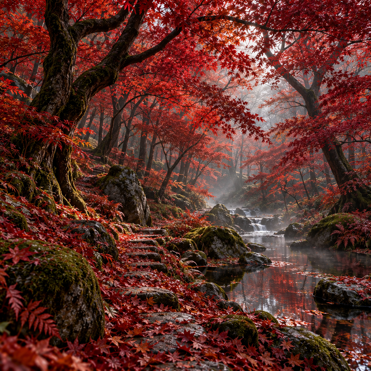 Crimson Maple Forest Stream.png