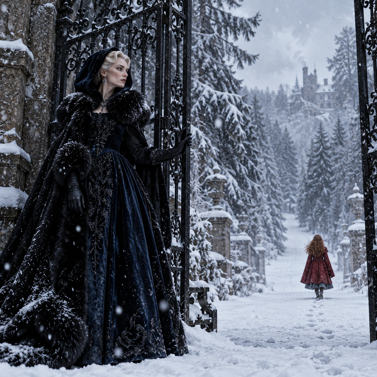 Snowbound Departure at the Manor Gate.png